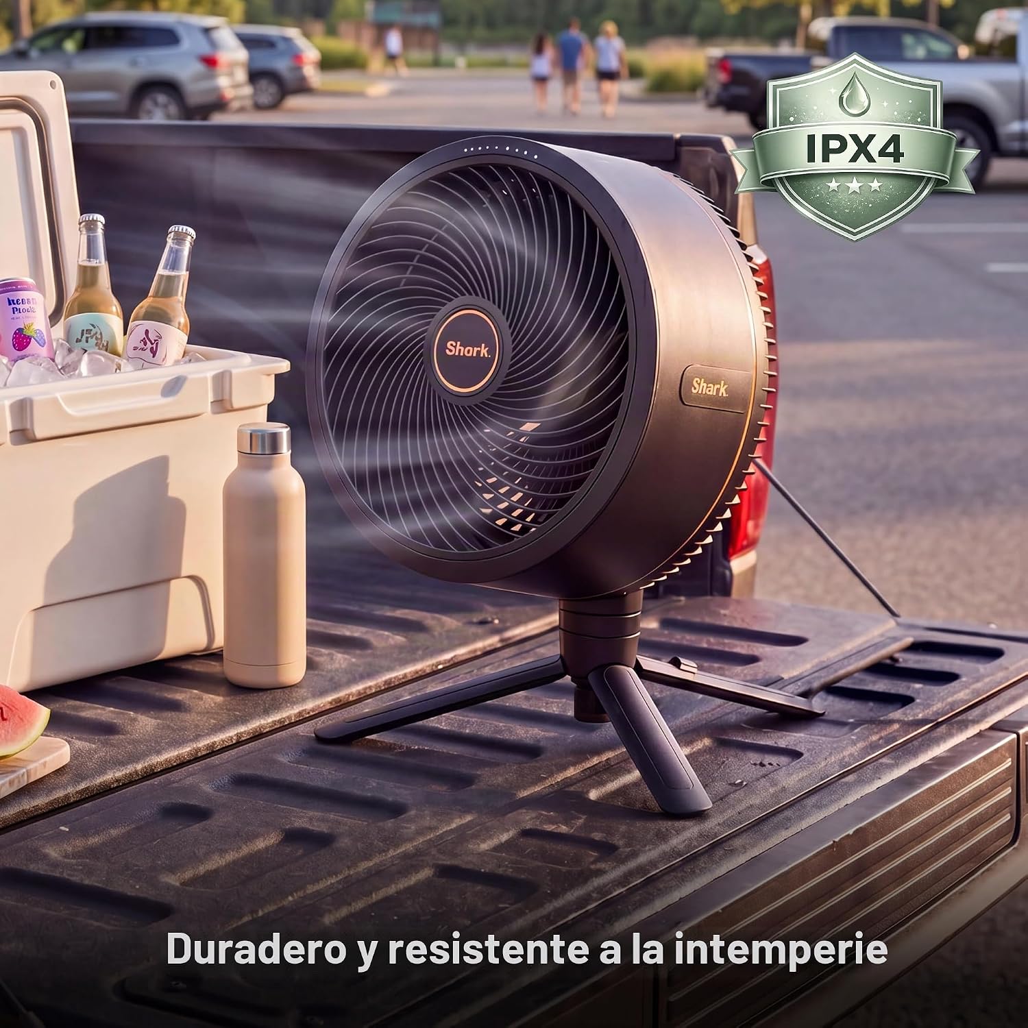 (LLEGANDO 1 DE SEPT) Ventilador Abanico Shark FlexBreeze FA222LAA 16" Inalámbrico y con Cable 36W con InstaCool Mist – 5 Velocidades
