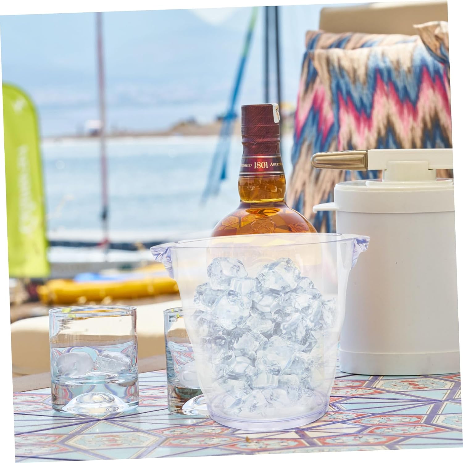 Cubeta de Hielo Plástico 15cm 021-12768