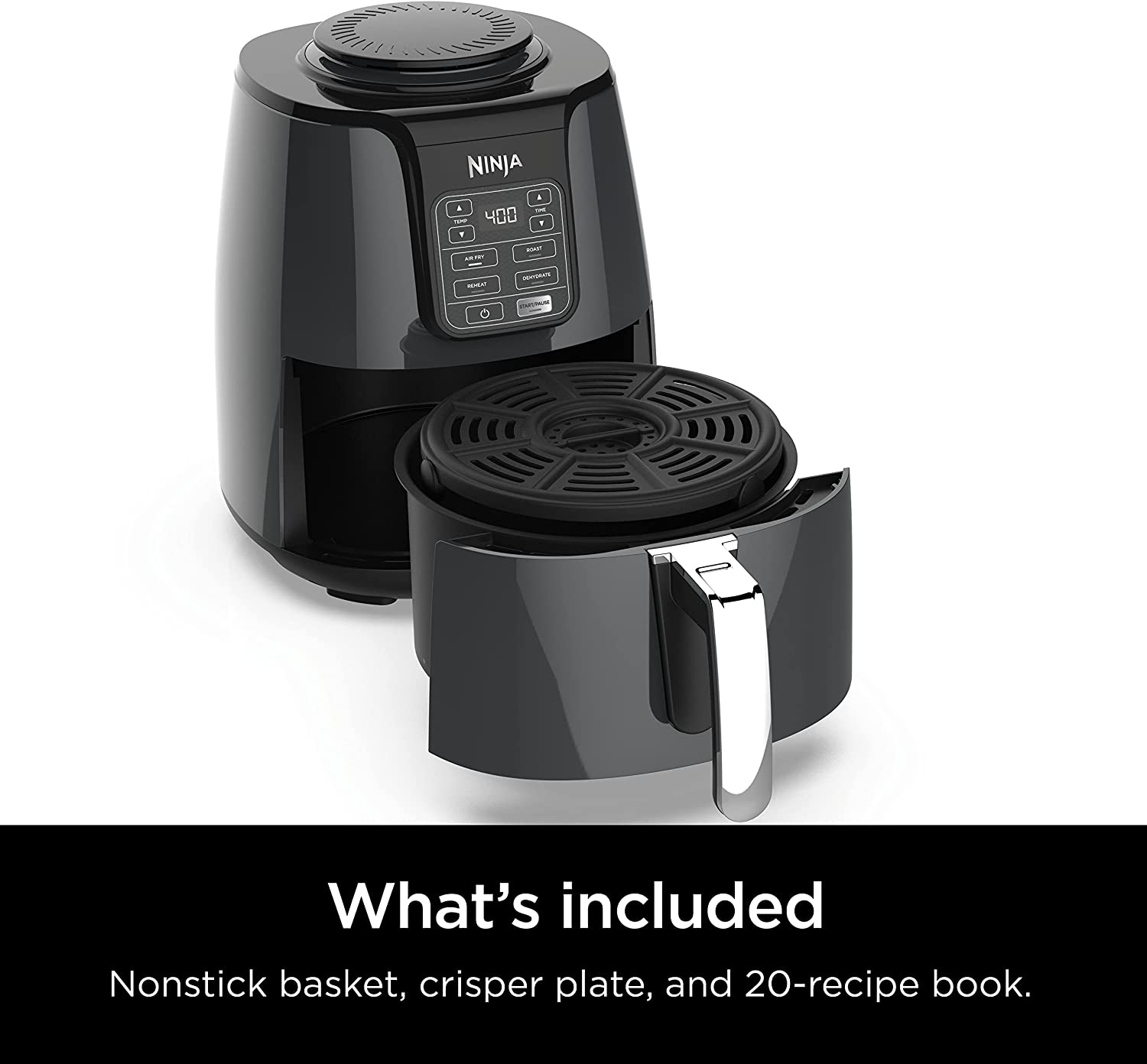 Freidora de Aire Antiadherente Digital de 3.7L NINJA AF101 NINJA