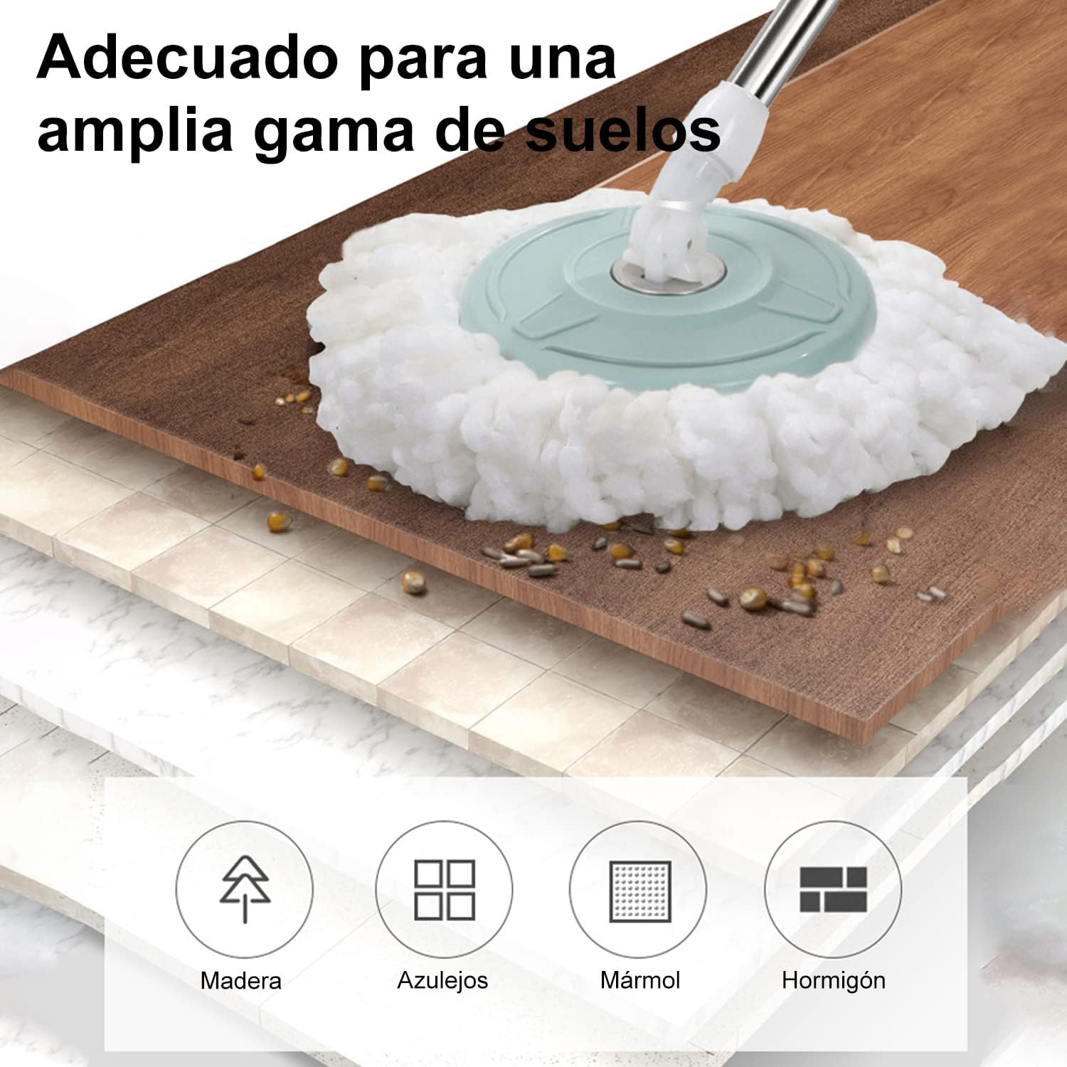 Trapeador Giratorio 360° con Tina 34845-1 Selecto