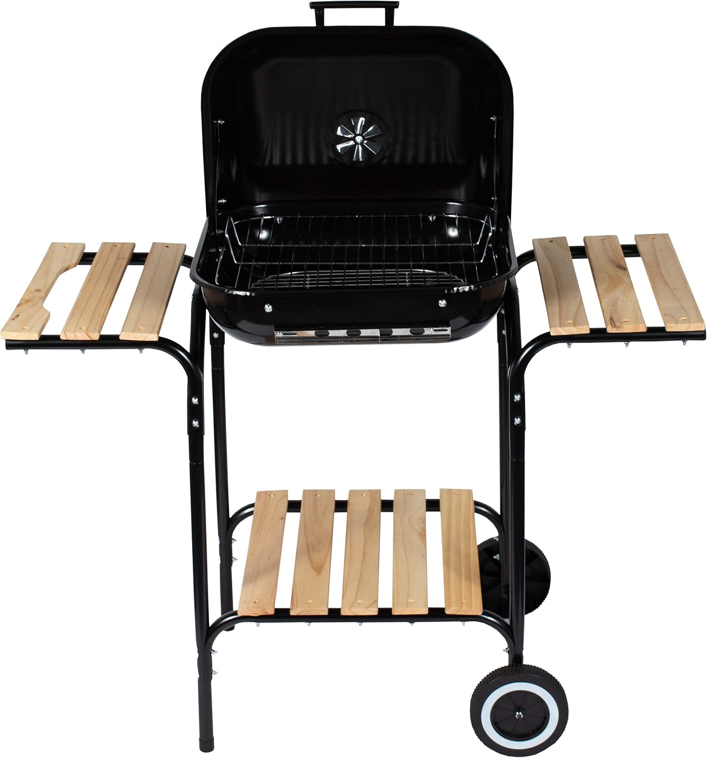 Asador Parrilla Barbacoa a Carbón con Rueditas 18" BP-2086 BBQ. Selecto