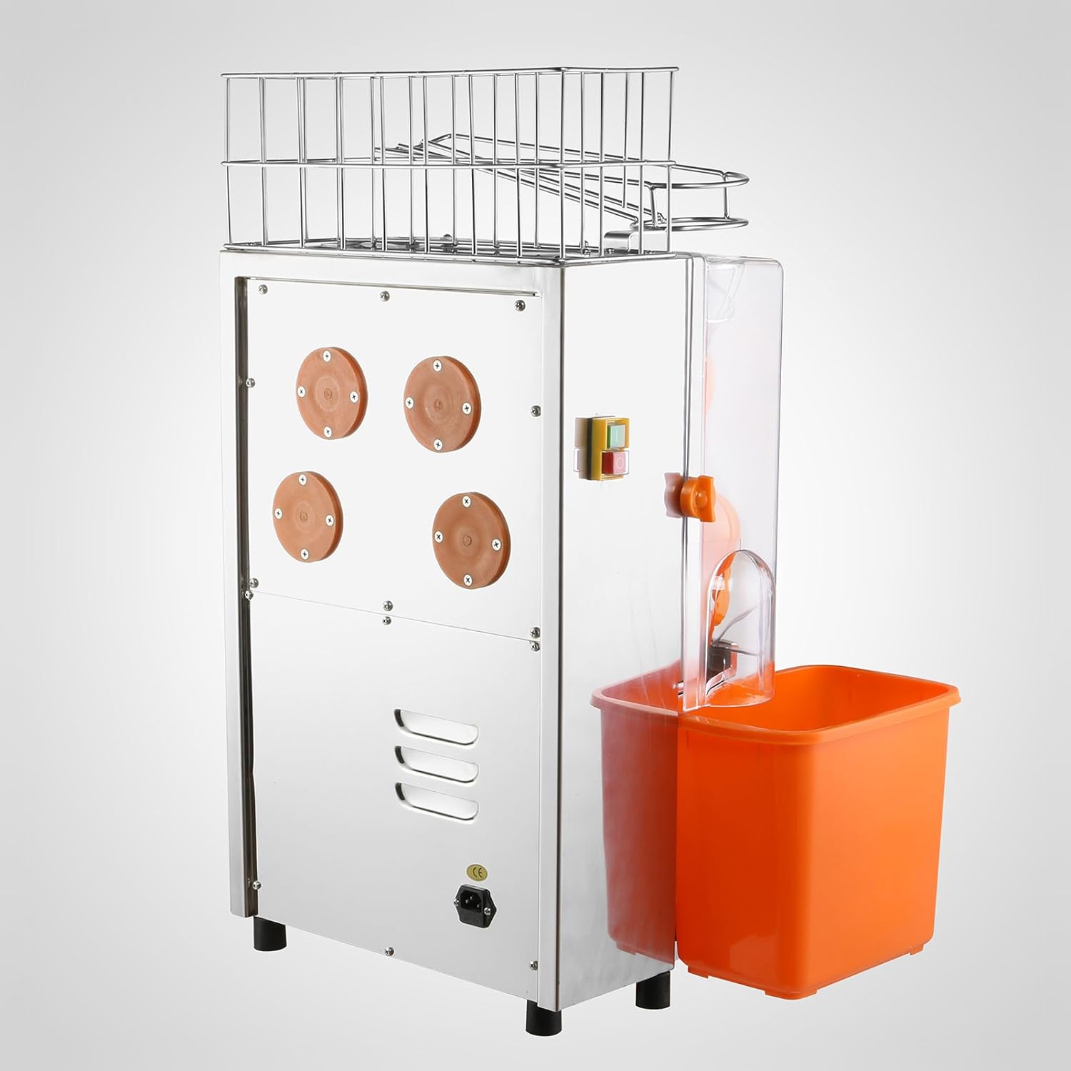 Exprimidor de Cítricos Automático Industrial 110/60Hz 120W 2000E-2 Naranja. Jugo. Selecto