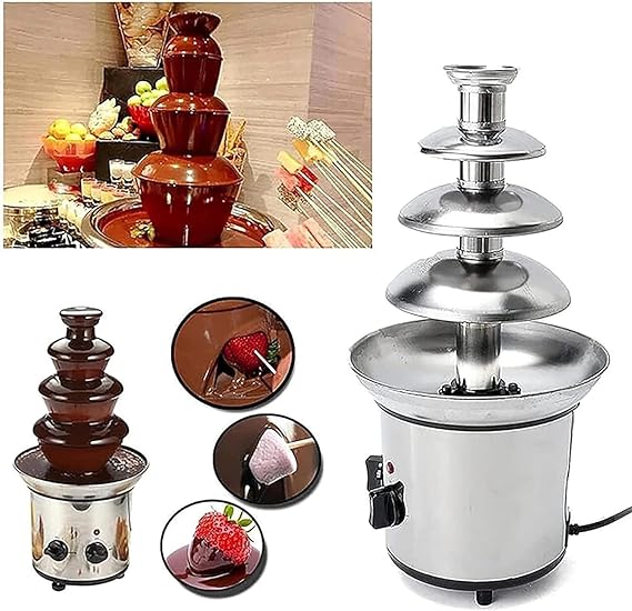 Fuente de Chocolate de 4 Niveles Universal Royal IU-002DL2