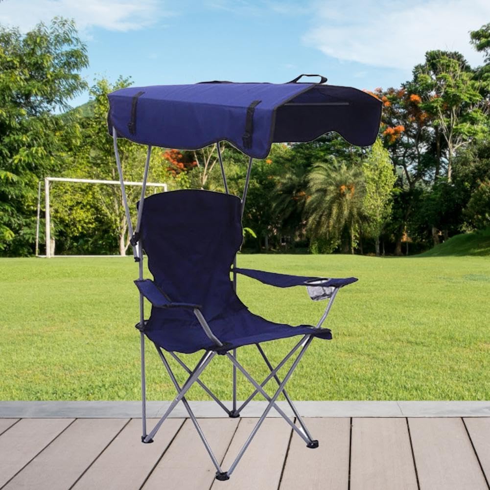 Silla Playero Plegable con Techo Azul, Rojo y Verde FSK9817 Selecto
