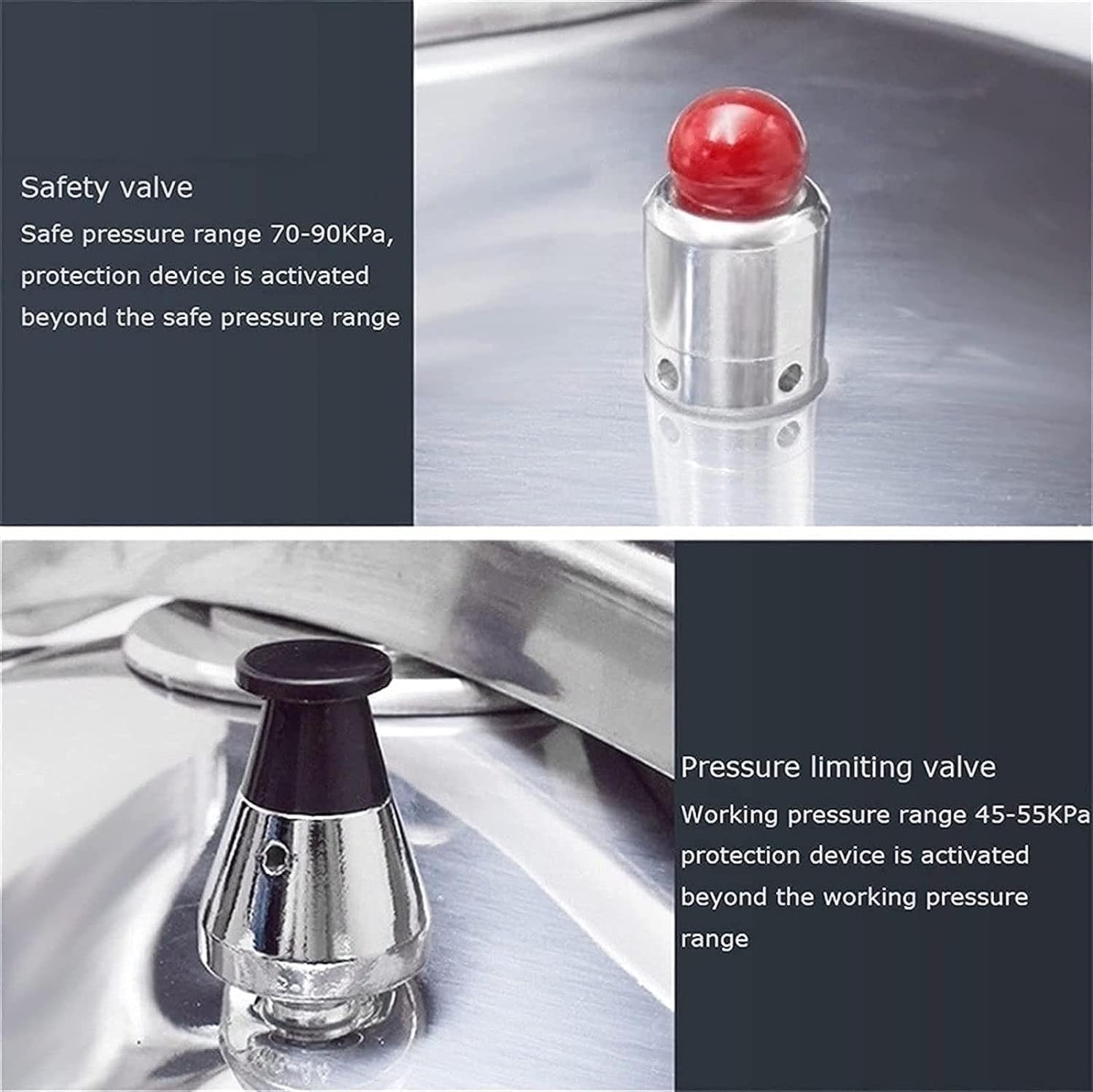 Olla de Presión de Acero Inoxidable 50 Litros para Uso Comercial JY-50L