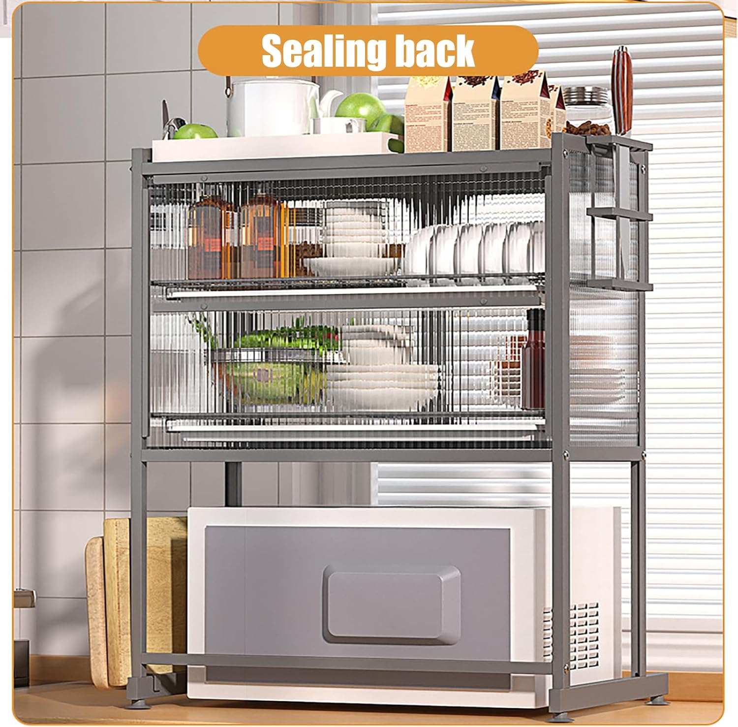 Organizador de Cocina de Metal Gris NVS2490444 Escurridor. Selecto