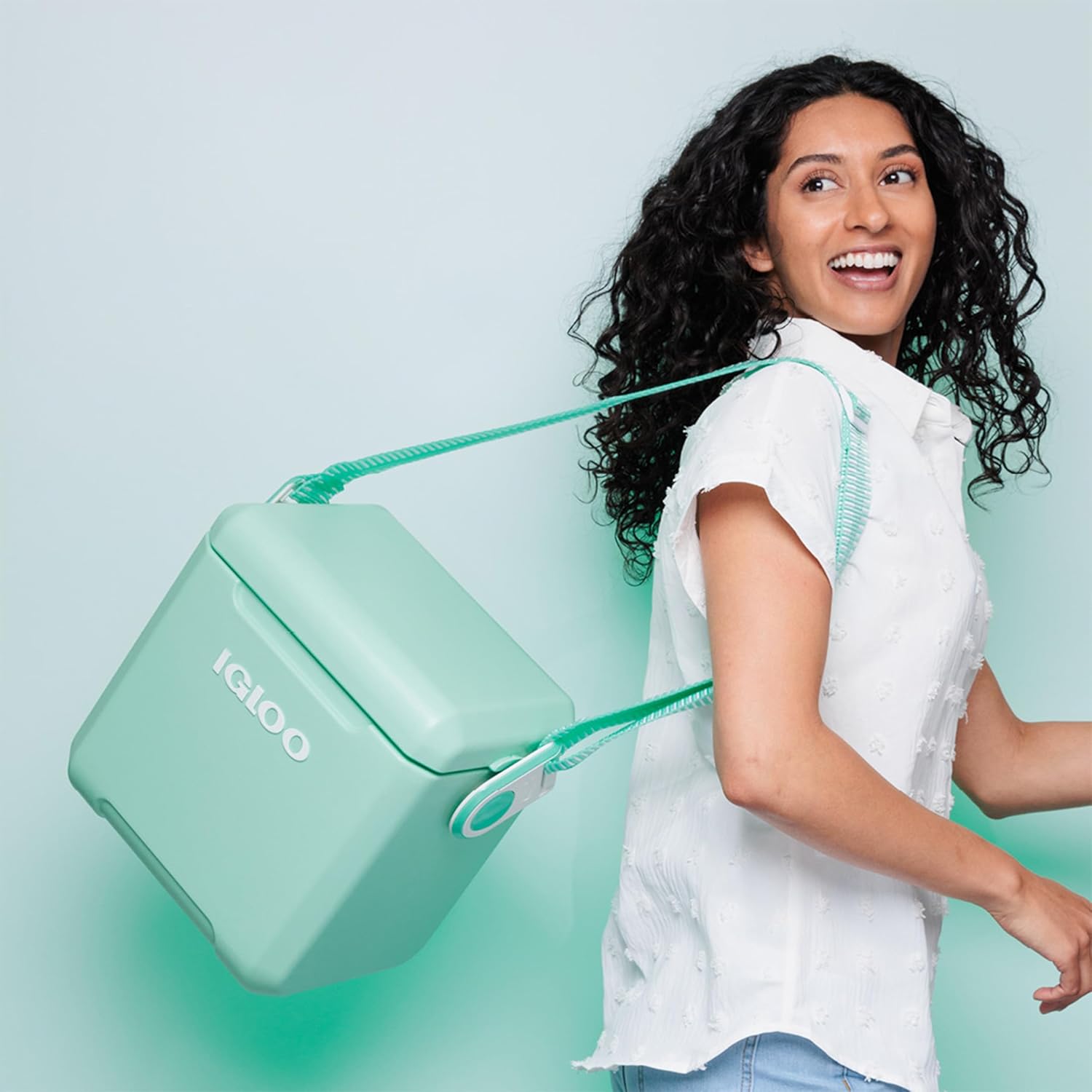 Cooler Hielera Seafoam Tag-a-long 11QT Verde Menta Igloo 133085