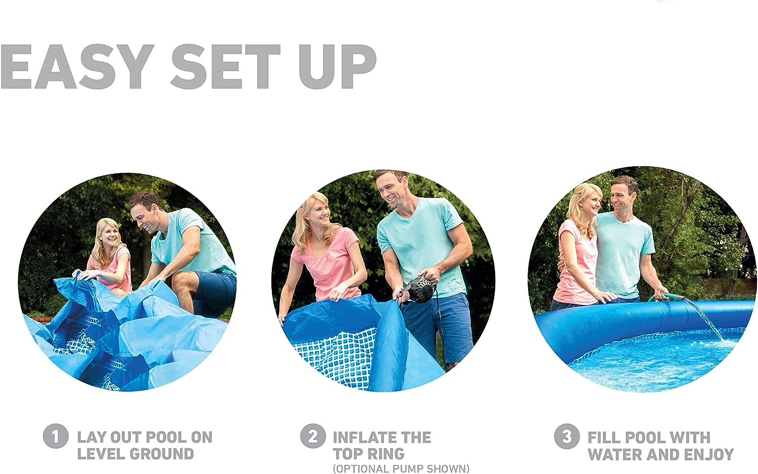 Piscina Inflable Easy Set 10pies x 30plg Set con Bomba de Filtro de Cartucho Intex 28121 INTEX
