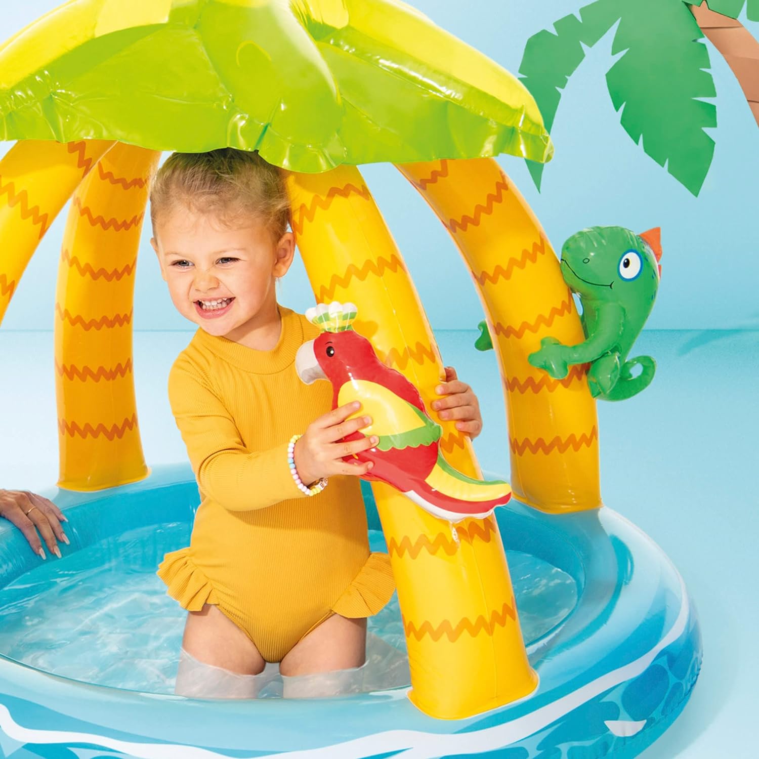 Piscina Inflable para Bebes Isla Tropical de 45 Litros Intex 58417-NP INTEX