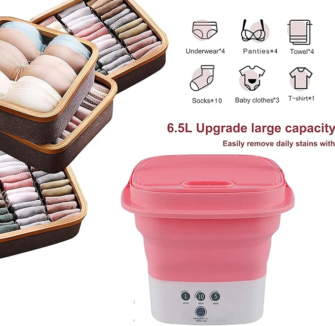 Mini Lavadora Portátil Plegable LT-1054 LOTUS