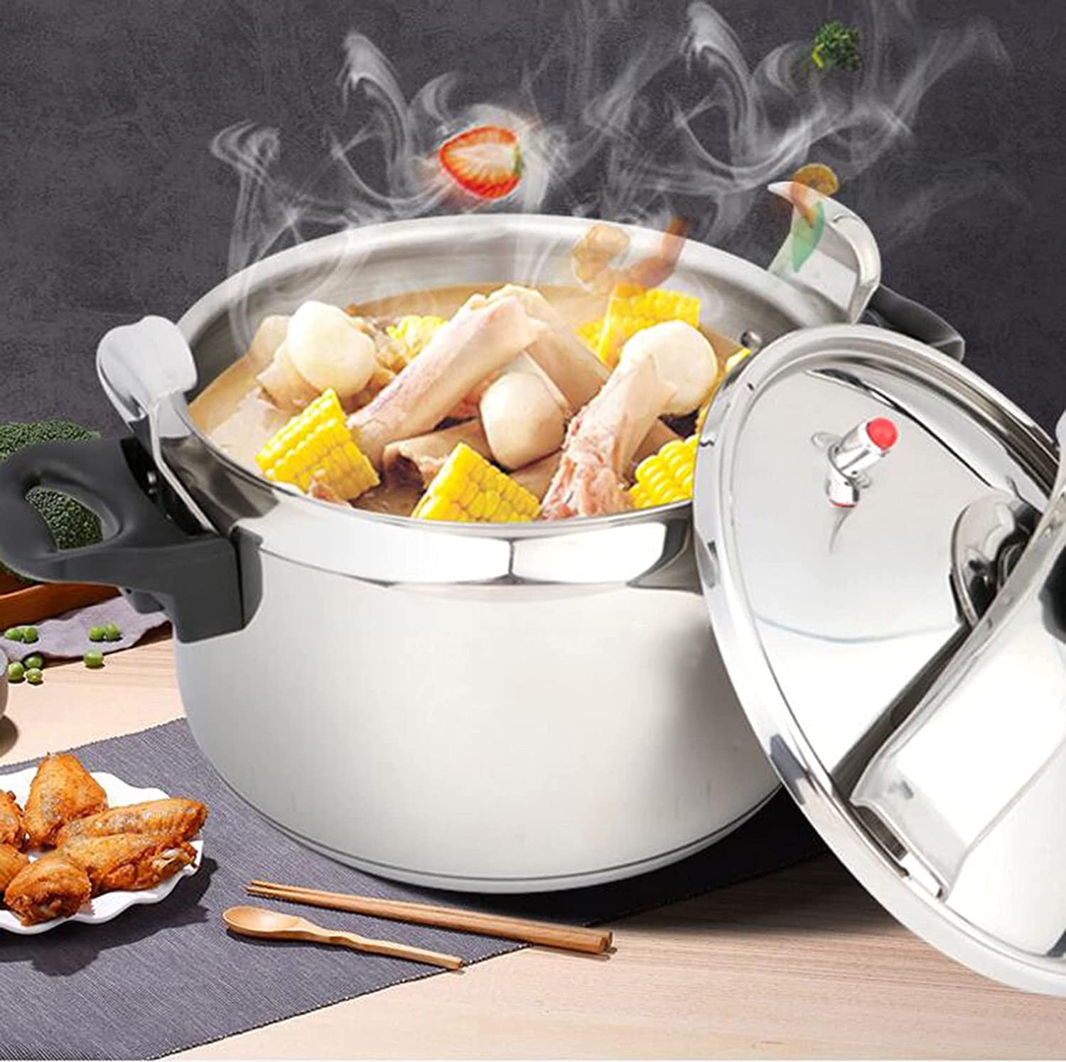 Olla de Presión de Acero Inoxidable 36 Litros para Uso Comercial JY-36 Selecto