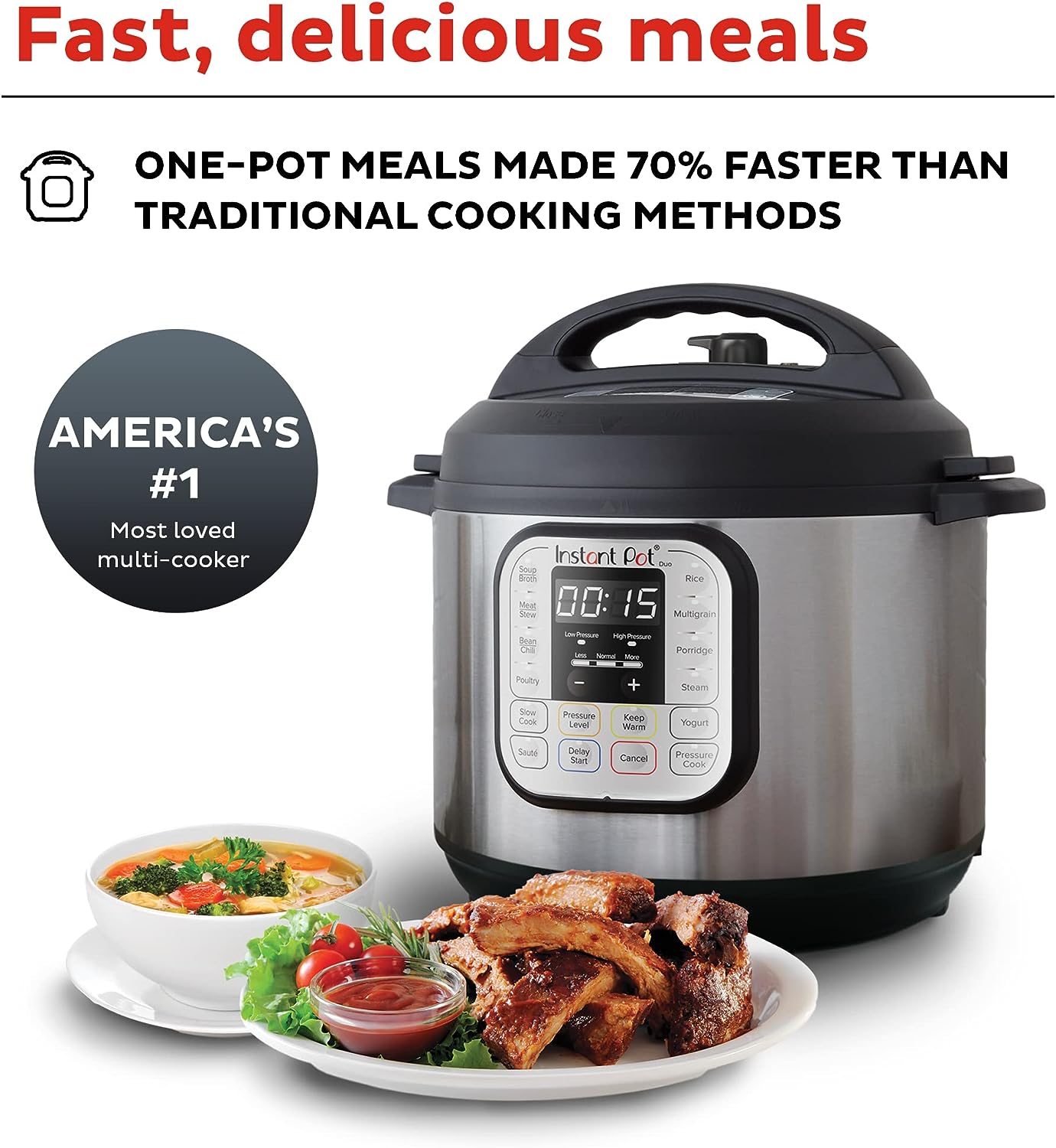 Olla Multifuncional 7en1 6QT DUO60 Instant Pot INSTANT POT