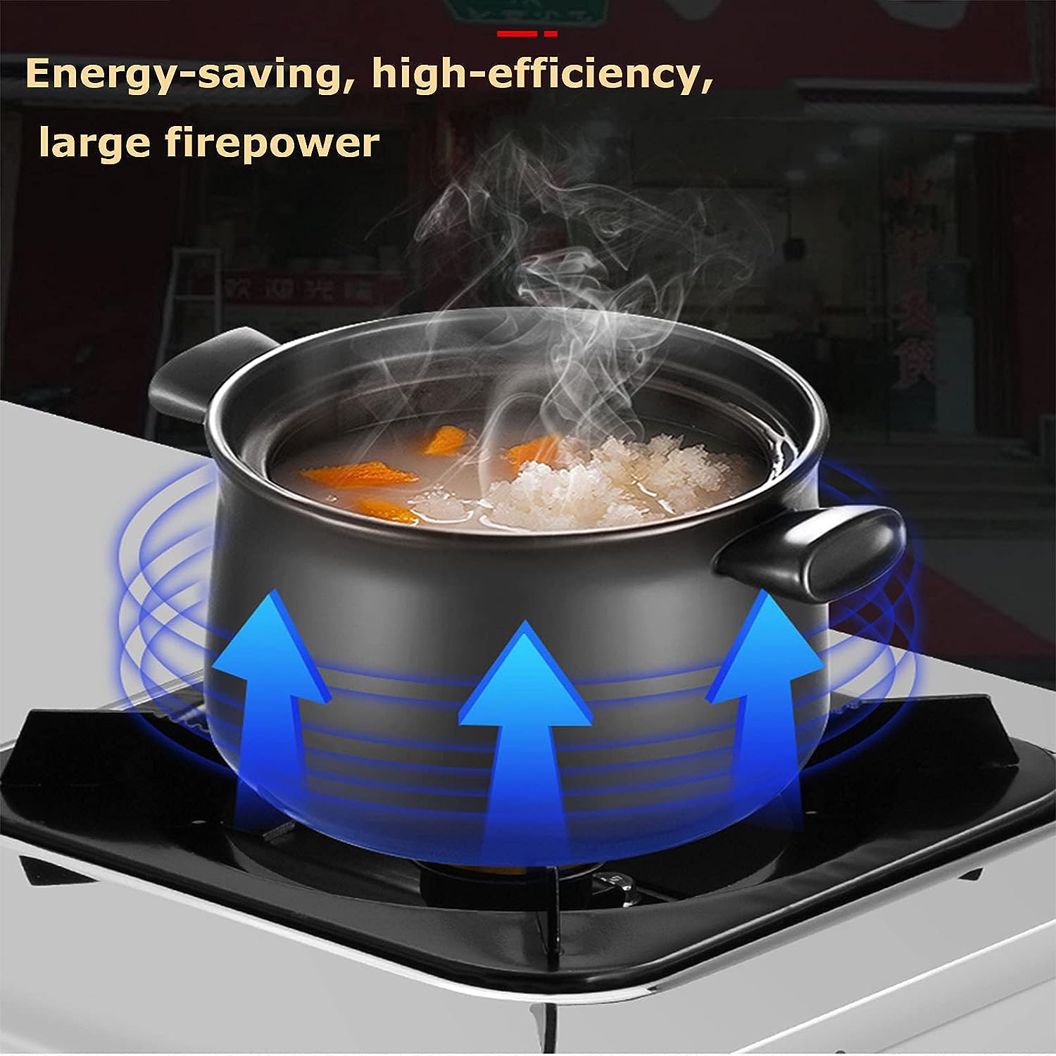 Estufa de Acero Inoxidable para Mesa de 4 Quemadores K-SS4030s