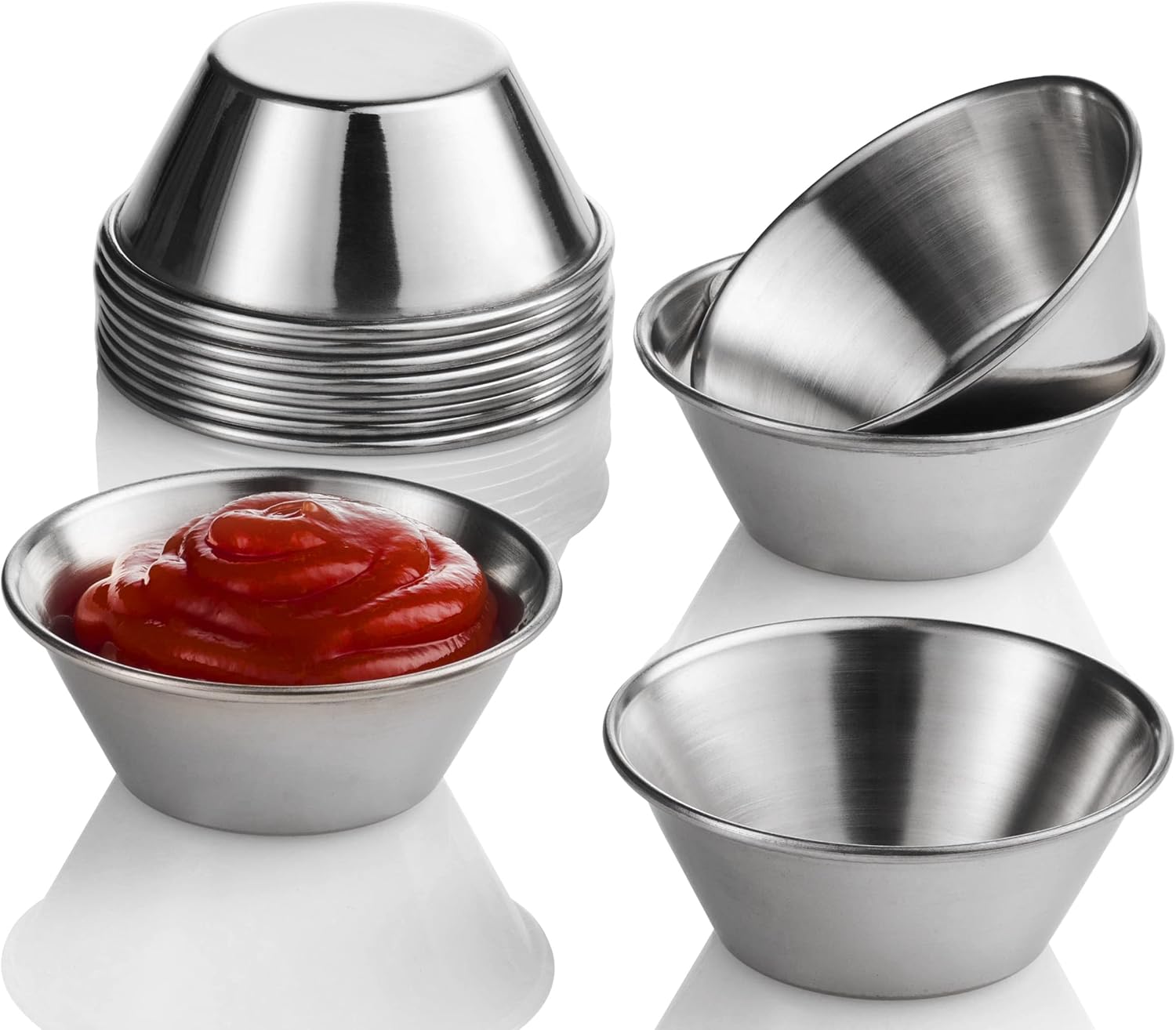 Ramekin de Acero Inoxidable 1.5oz HVB790 Selecto