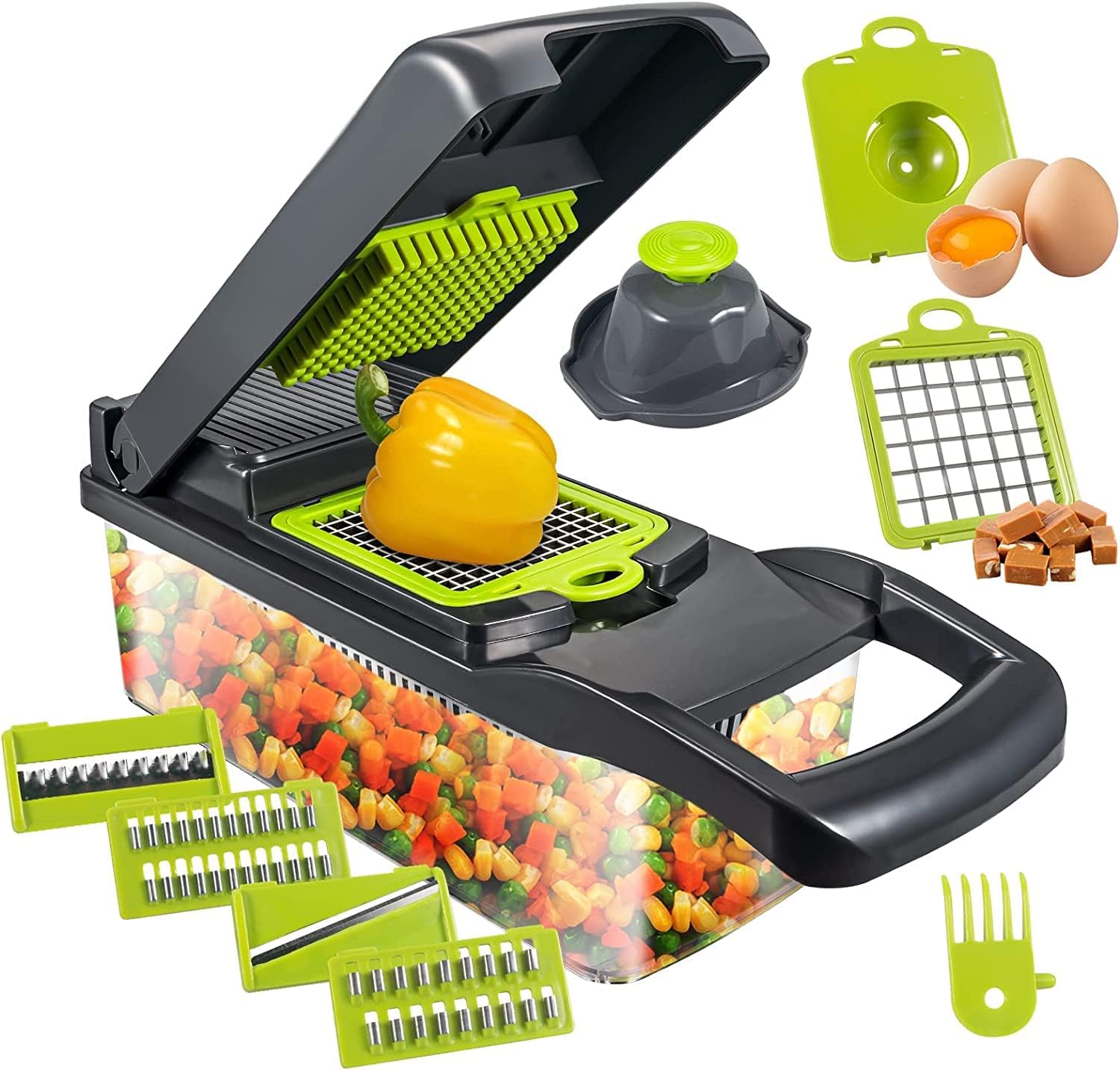 Mandolina o Cortador de Vegetales 12en1 TV-VG01 Cortador de vegetales. Selecto