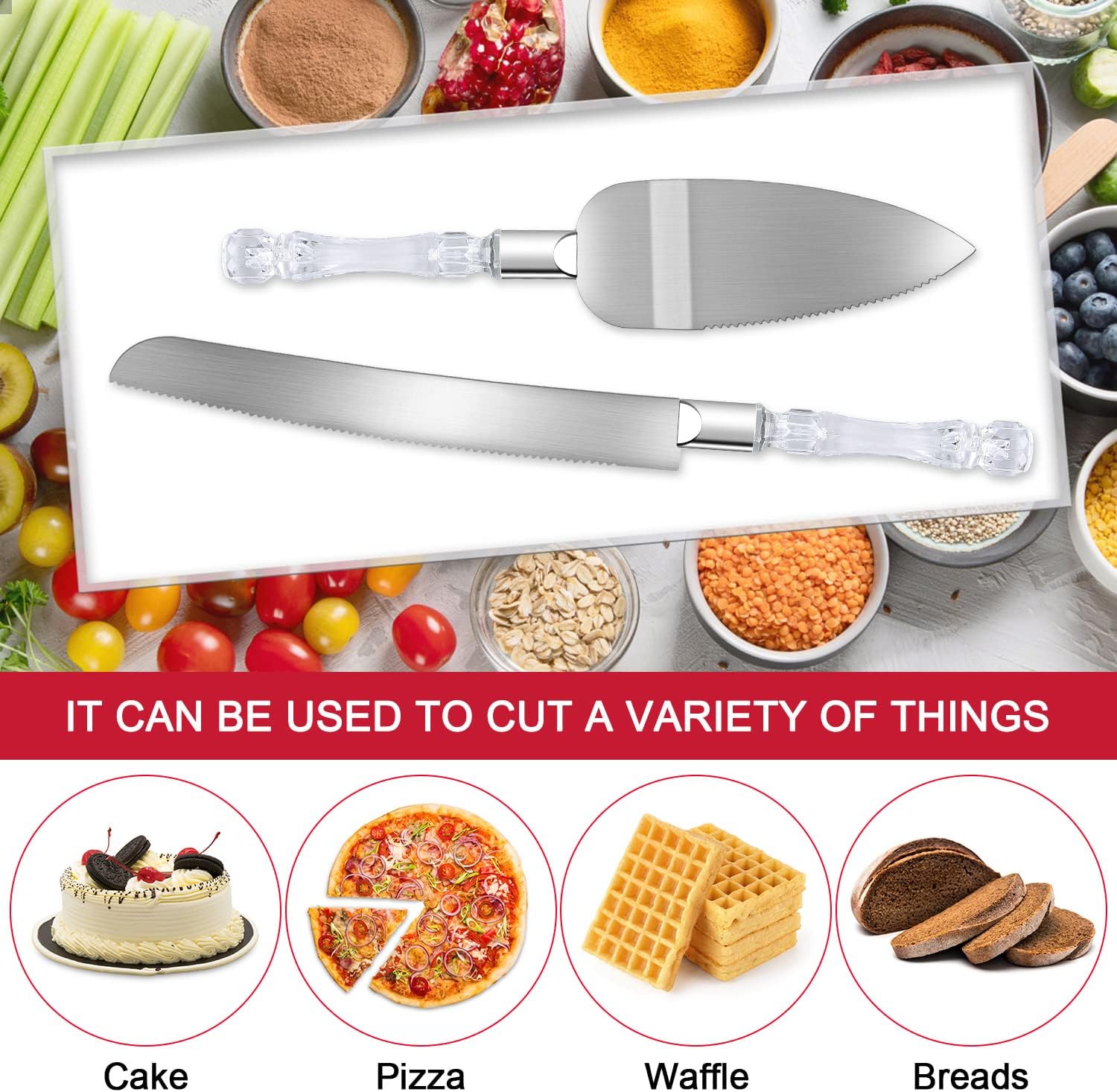 Set 2 Cuchillos para Dulces 33cm 85983