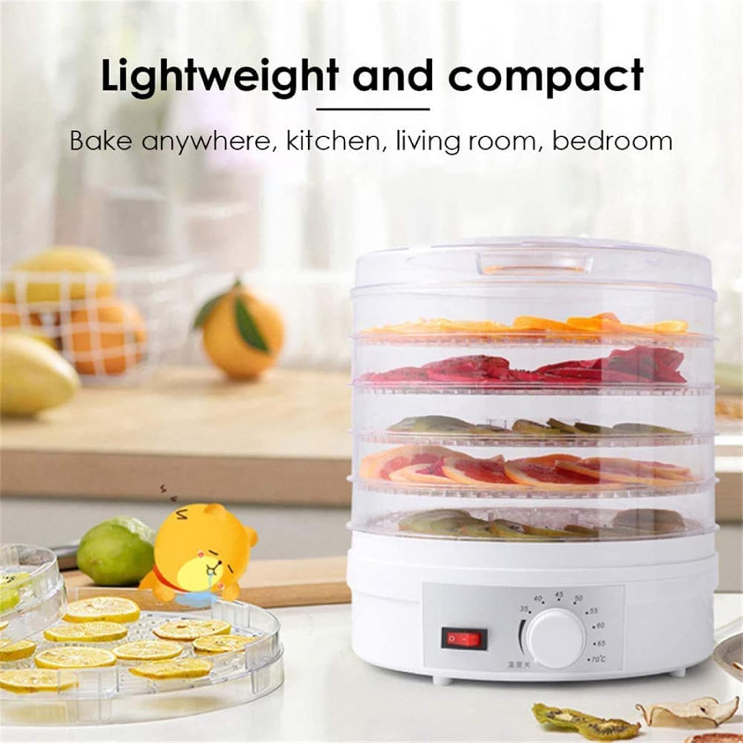Máquina Deshidratadora de Alimentos Eléctrica de 5 Niveles SMX-01 Selecto