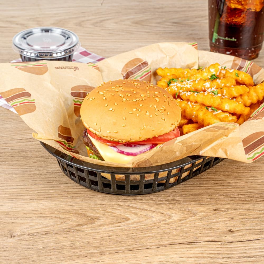 Cesta Ovalada Plástica Negra 4x27.5x17.5cm HVB810