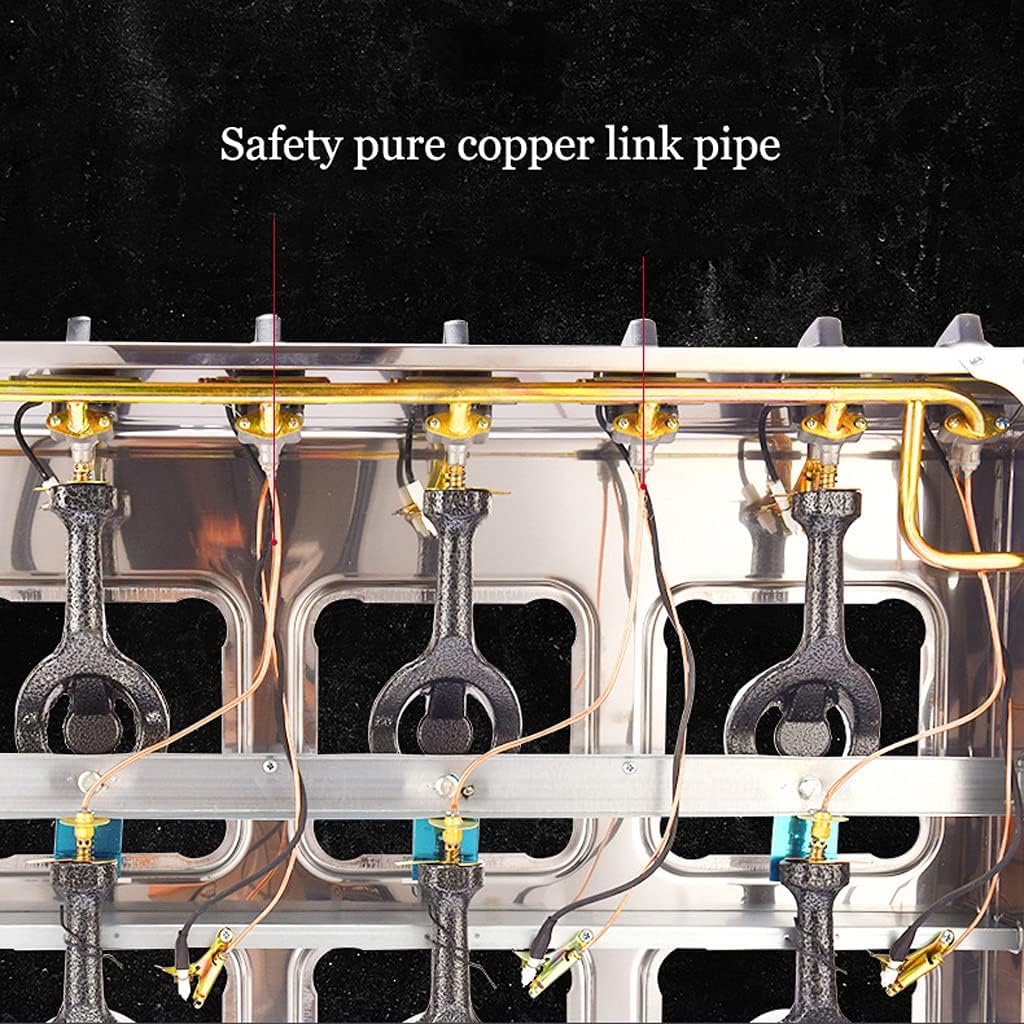 Estufa de Acero Inoxidable para Mesa de 4 Quemadores K-SS4030s