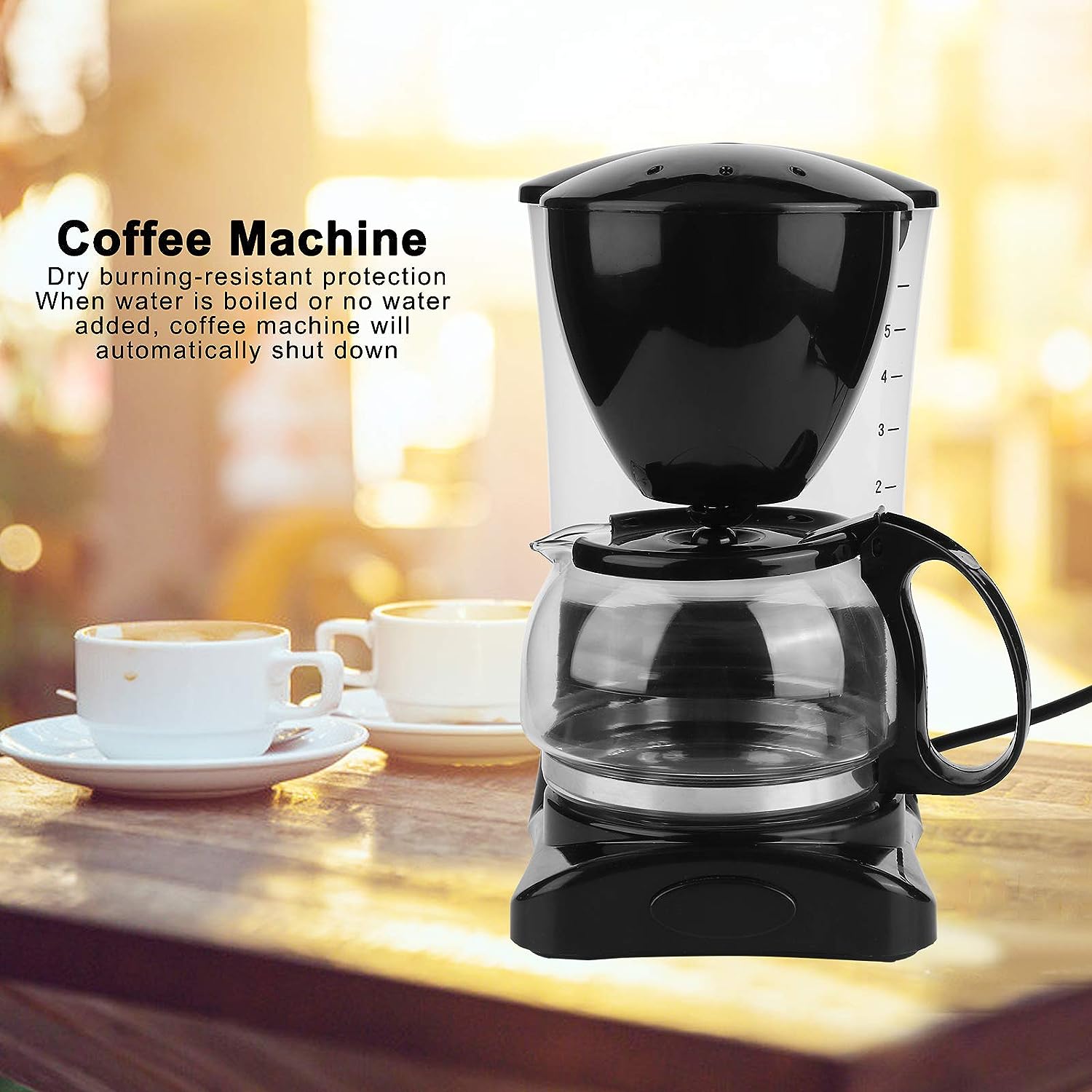 Cafetera Eléctrica de 6 Tazas 600ml LT-3040 Lotus