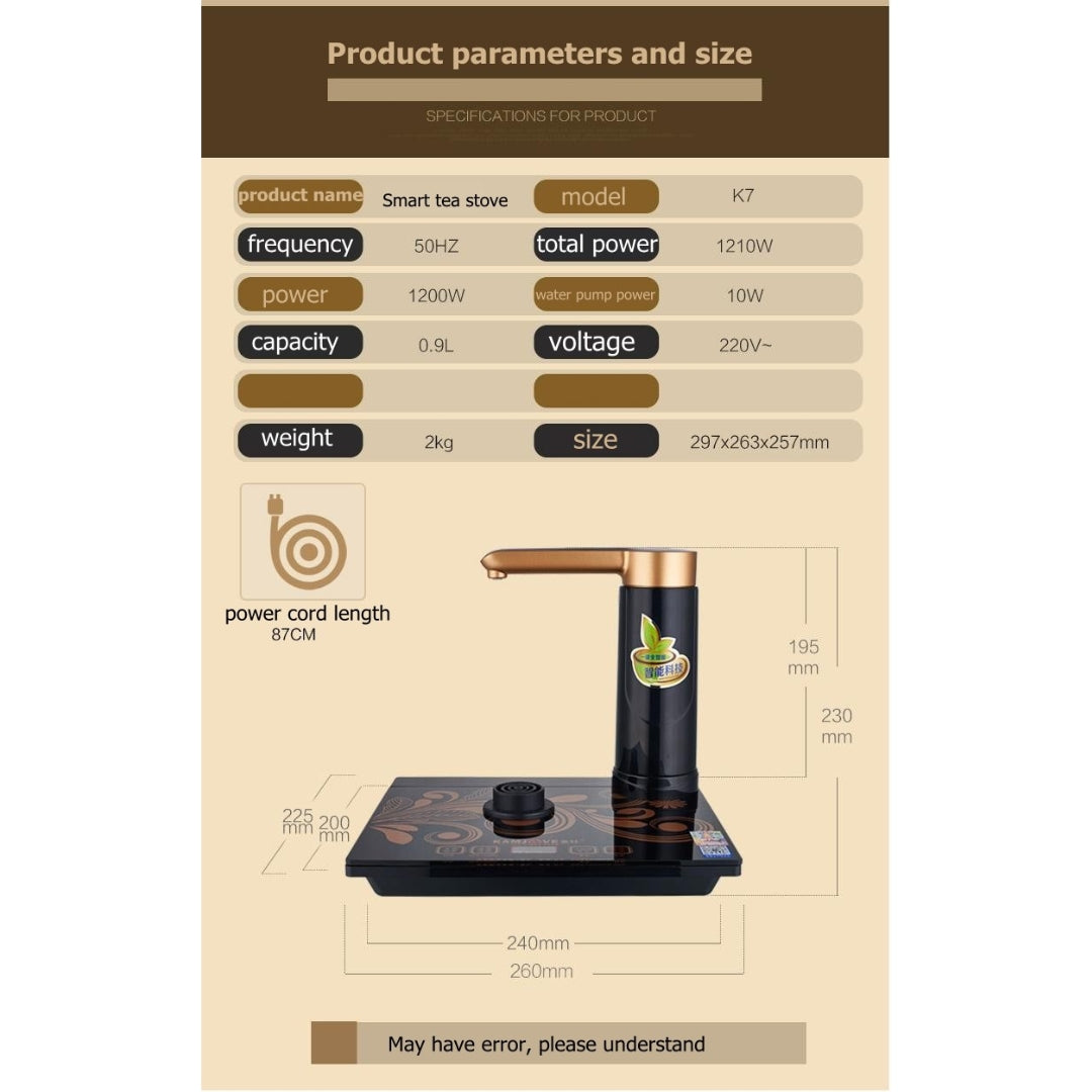 Tetera de Agua Eléctrica KamJove K7