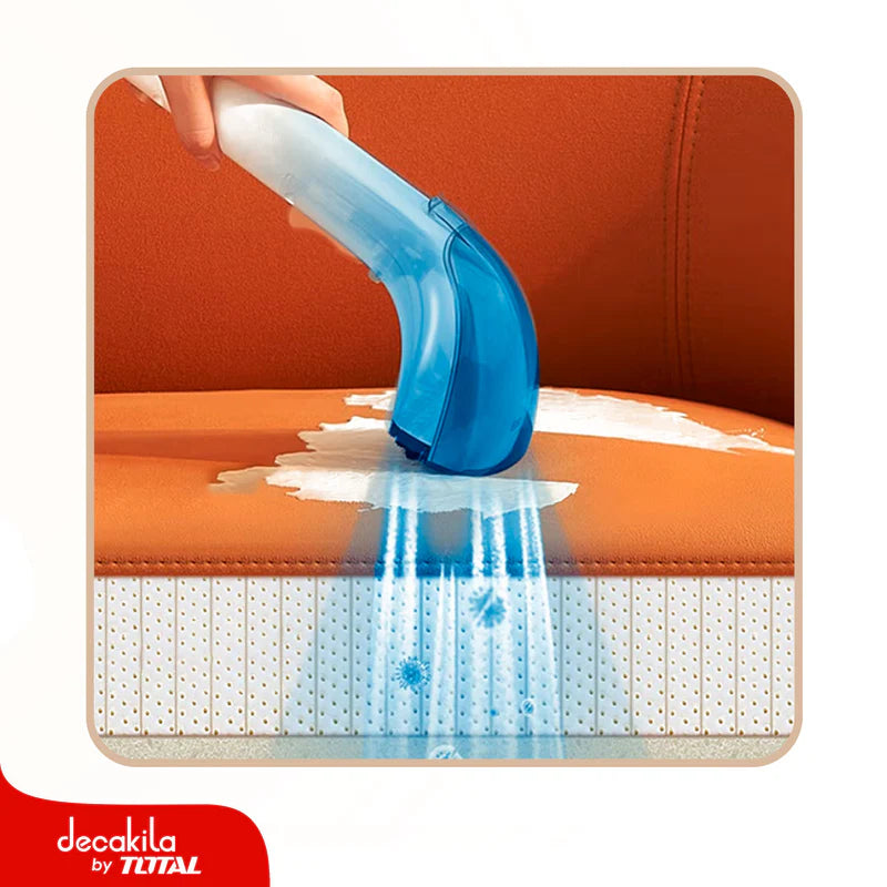 Aspiradora De Agua Limpiador De Alfombras Y Tapicería Portátil 360W 120V 60Hz 1.1L Aspiración 9Kpa. Incluye Escobilla. Quita Manchas Decakila CUVC006W