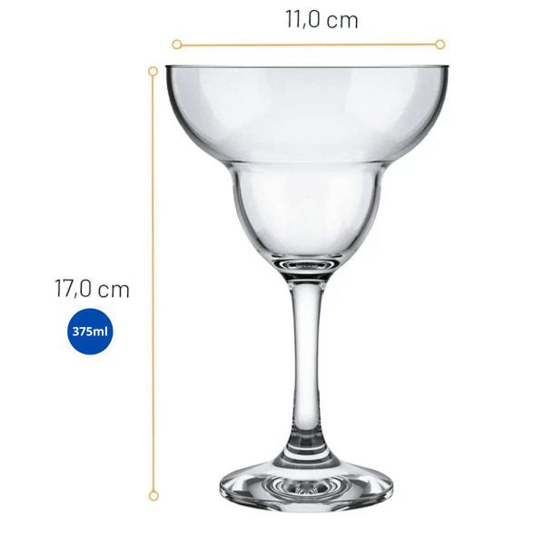 Copa de Vidrio Margarita 375ml Nadir 76280200897882