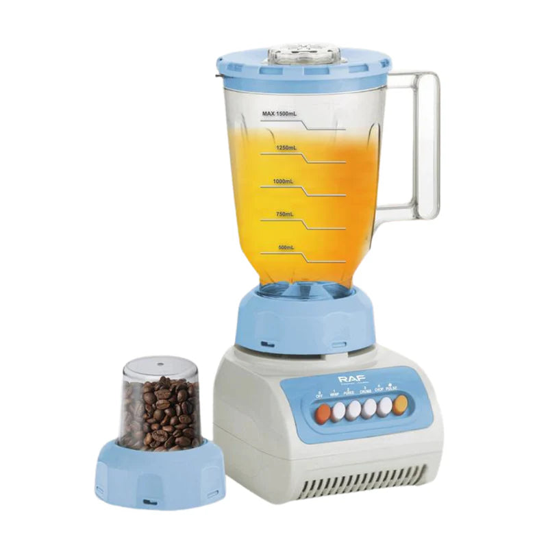 Licuadora 200W 110V/60Hz 1.5L Con Molino 2 En 1 4 Cuchillas Y 5 Velocidades. Fácil De Limpiar. Blender (Colores Surtidos) R.92821-110