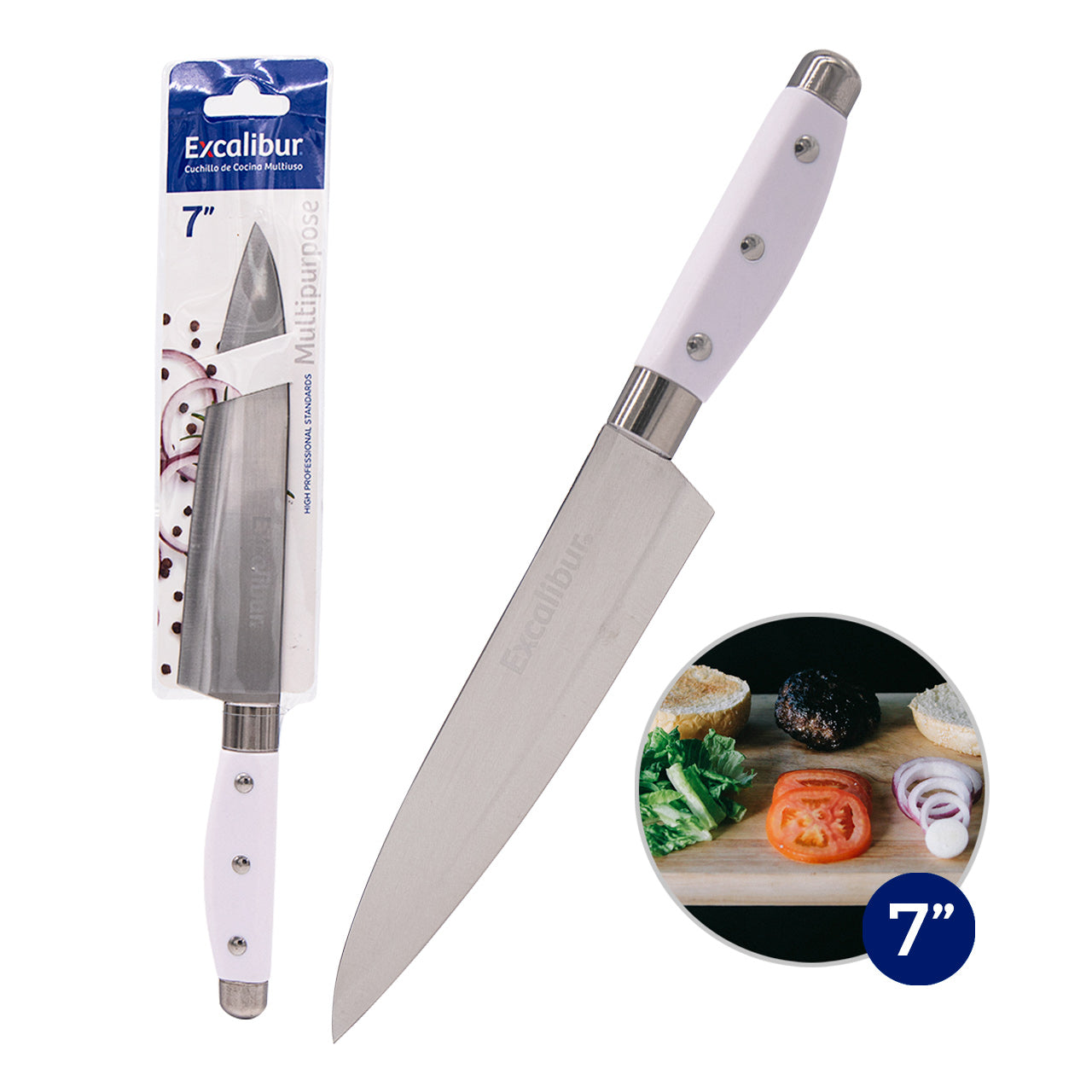 Cuchillo de Cocina 7" Excalibur 7A019-KF5206-7BLS EXCALIBUR