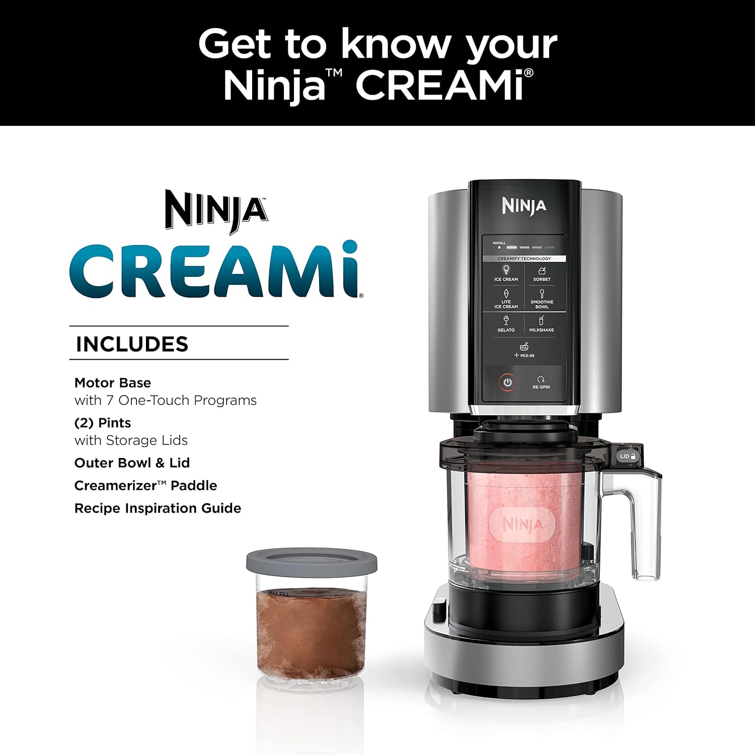 Máquina para Hacer Helado Ninja NC301 NINJA