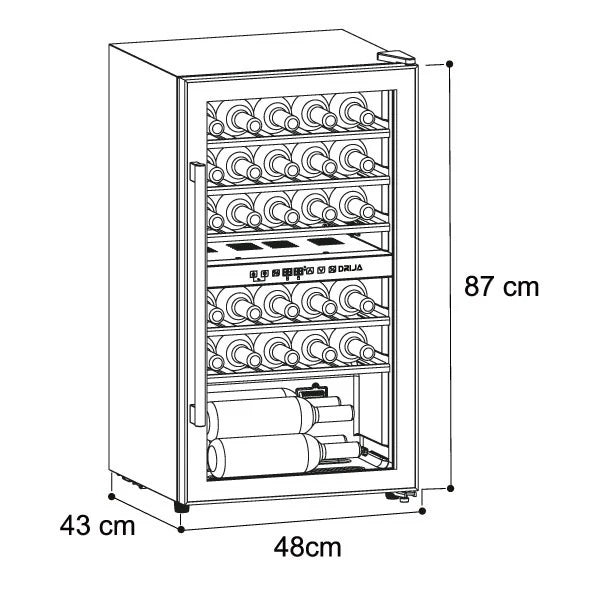 Vinera de Piso 29 Botellas Merlot 29 Drija