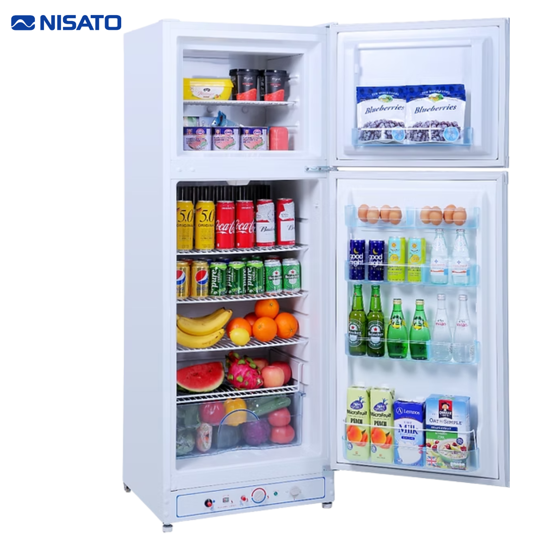 Refrigeradora a Gas 7.5p3/200L Blanco Nisato NRF-250CD