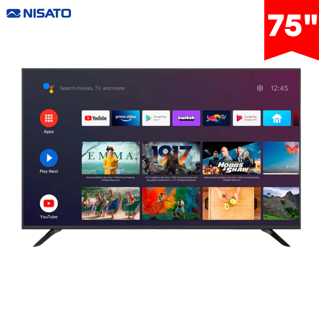 Televisor Smart LED TV 75" Nisato NLED-75GGLE NISATO