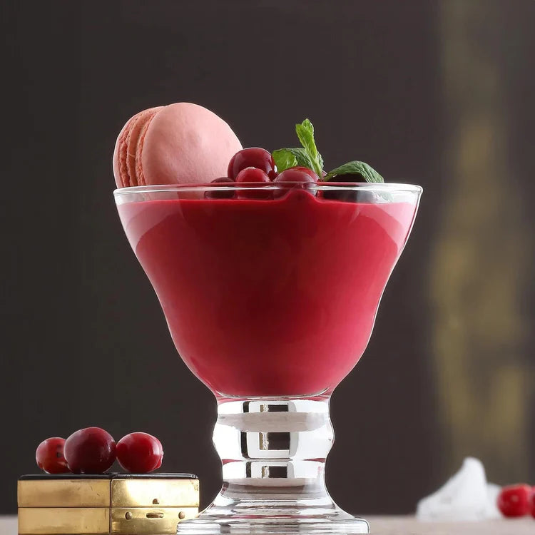 Set 6 Copas de Helado Orion de Vidrio 255ml LAV LV-ORN319F