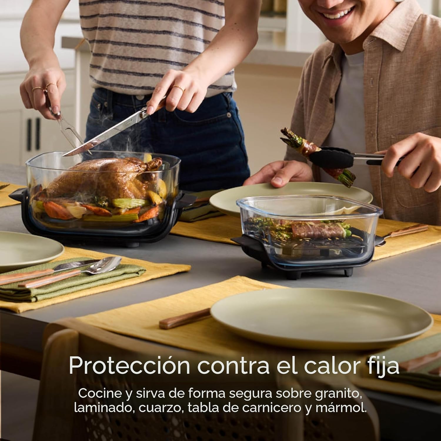 Freidora de Aire Crispi Pro 4 en 1 Portátil Ninja Stone FN101ST NINJA