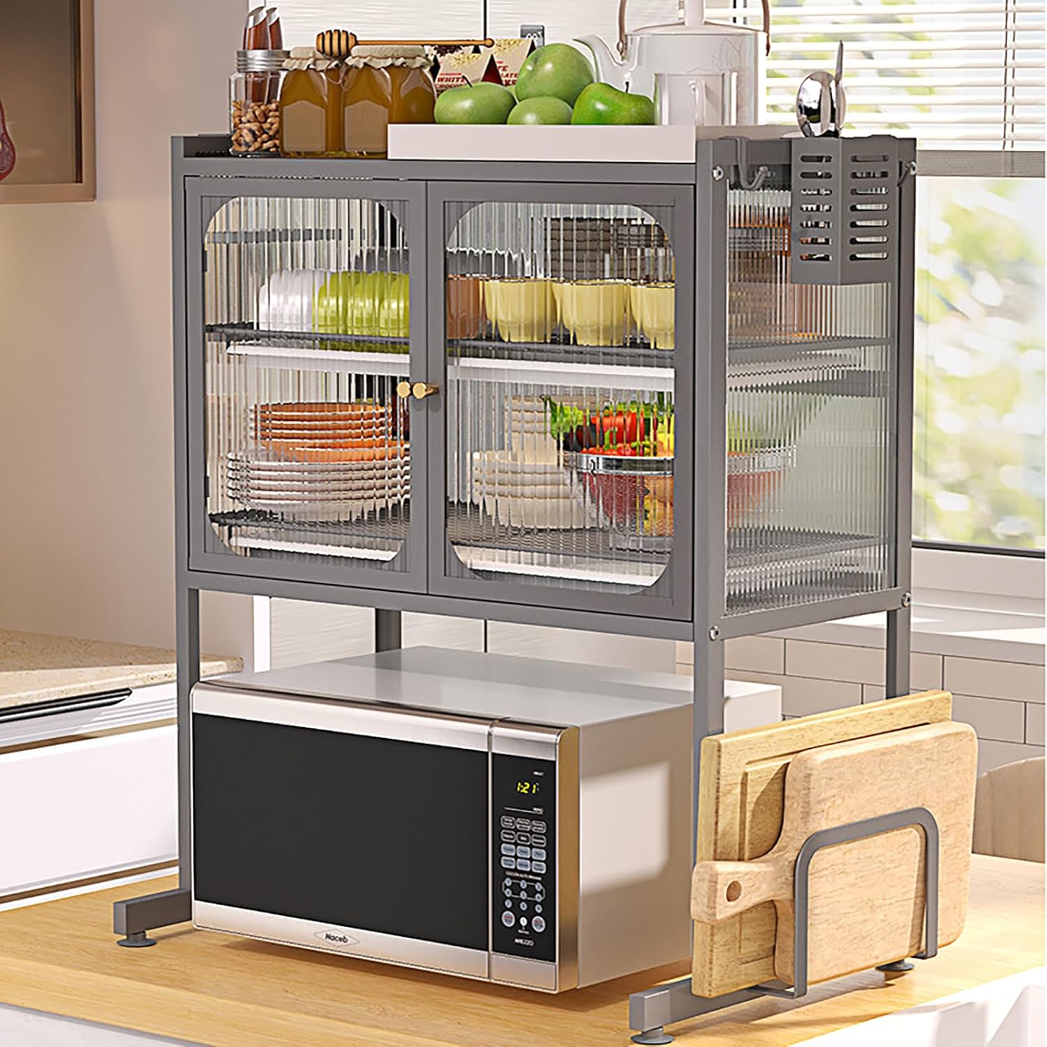 Organizador de Cocina de Metal Gris NVS2490444 Escurridor.