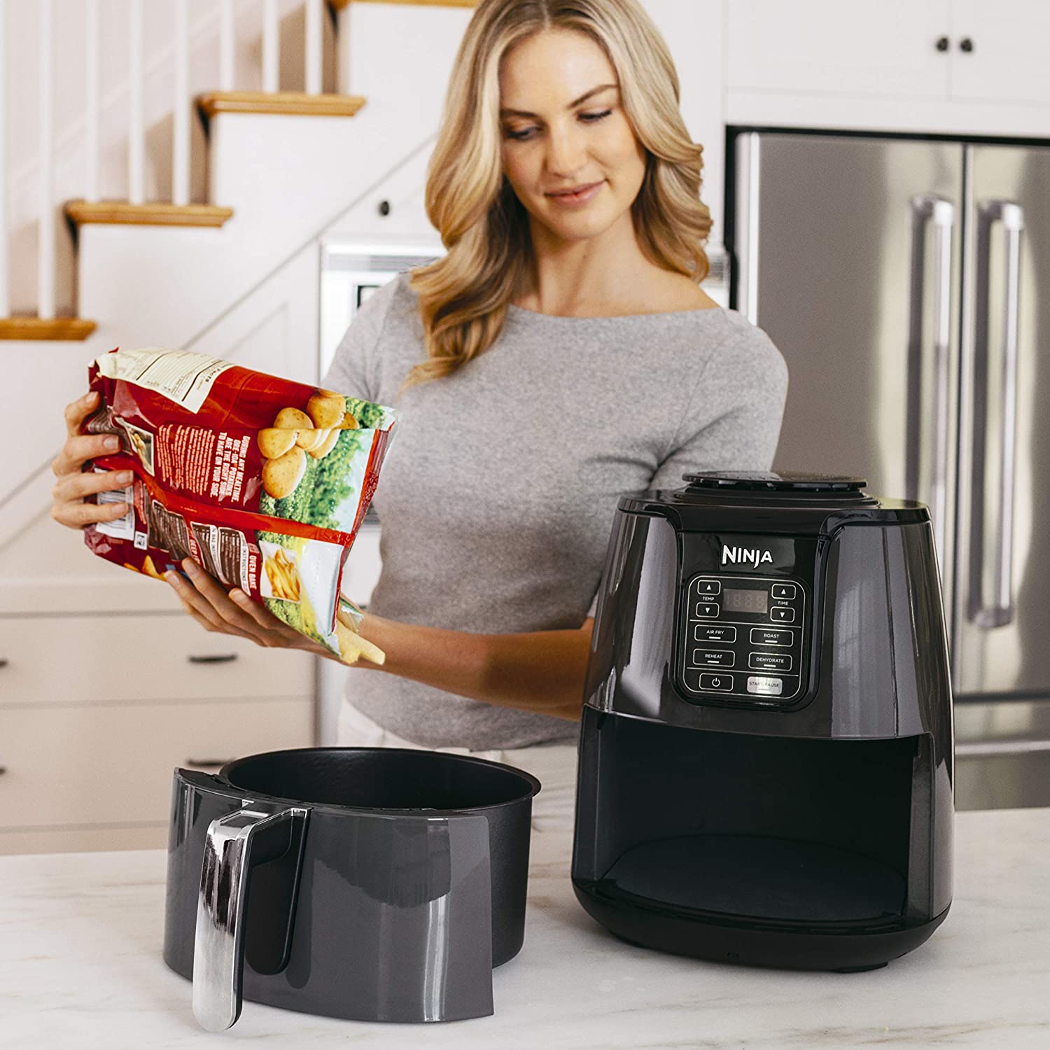 Freidora de Aire Antiadherente Digital de 3.7L NINJA AF101 NINJA