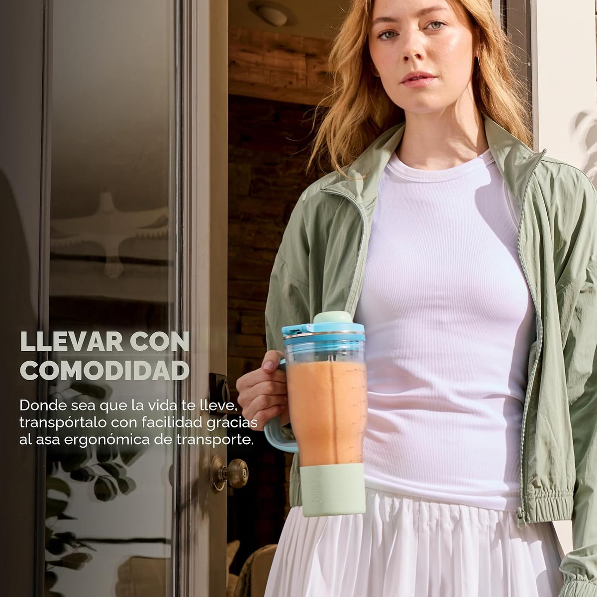 Licuadora Personal Ninja BlendBOSS 1200W con Vaso Portátil 770 ml – DB351BL
