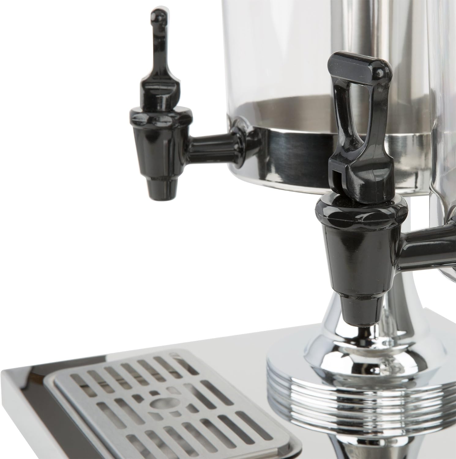 Dispensador de Jugos Doble Hotelero de Acero Inoxidable 8 Litros + 8 Litros JD-82 Chicha. Chichera. Selecto