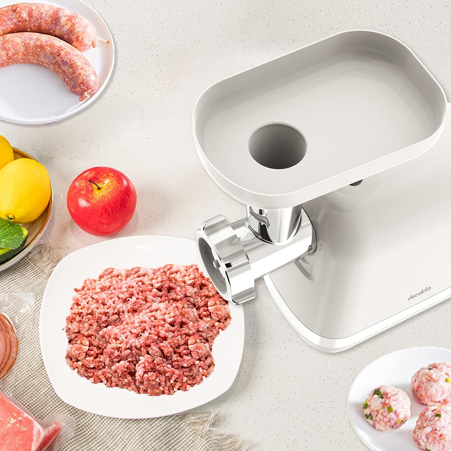 Máquina de Moler Carne Eléctrica 300W Decakila KUMG004W DECAKILA