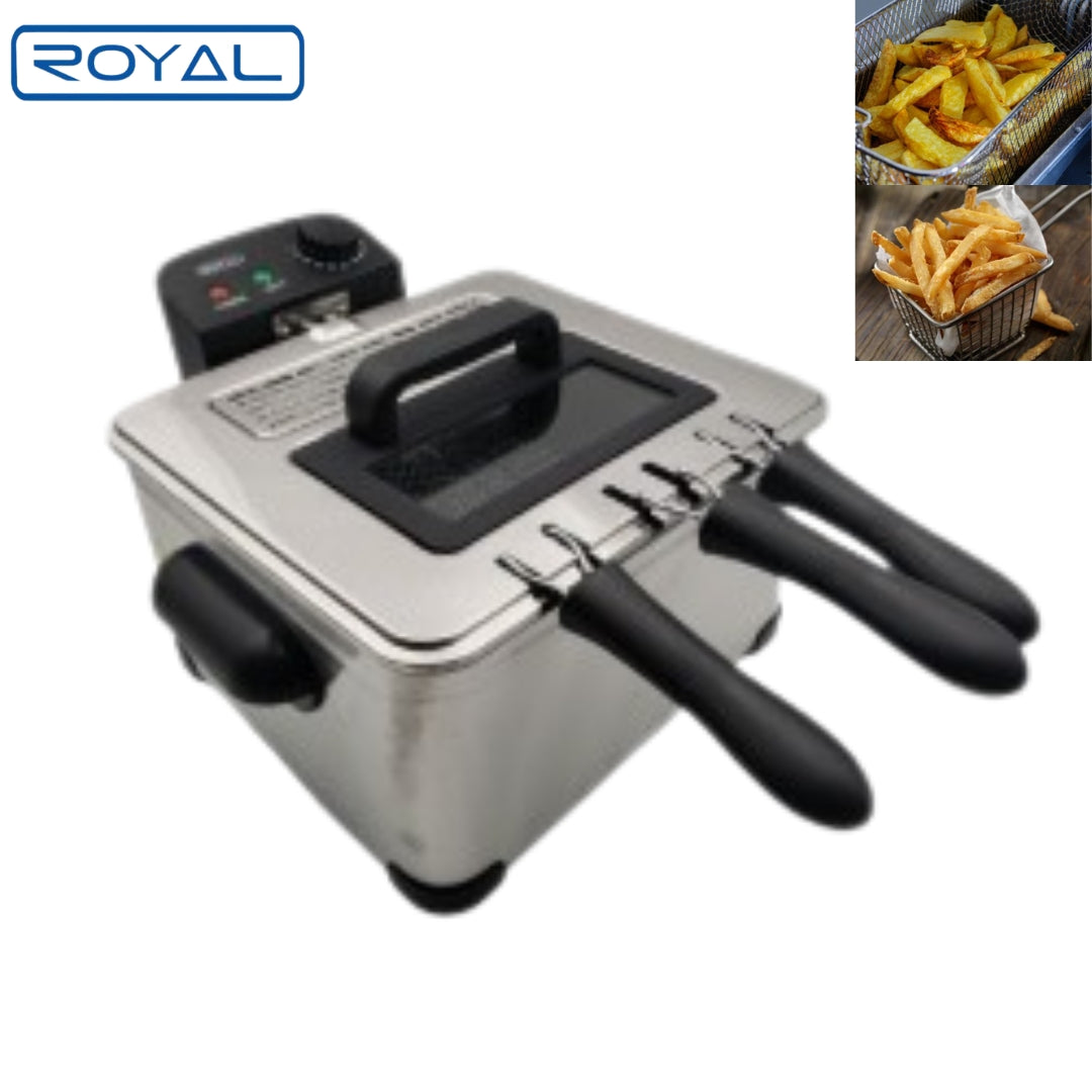 Freidora Eléctrica de 5 Litros Royal RFEA-500SL