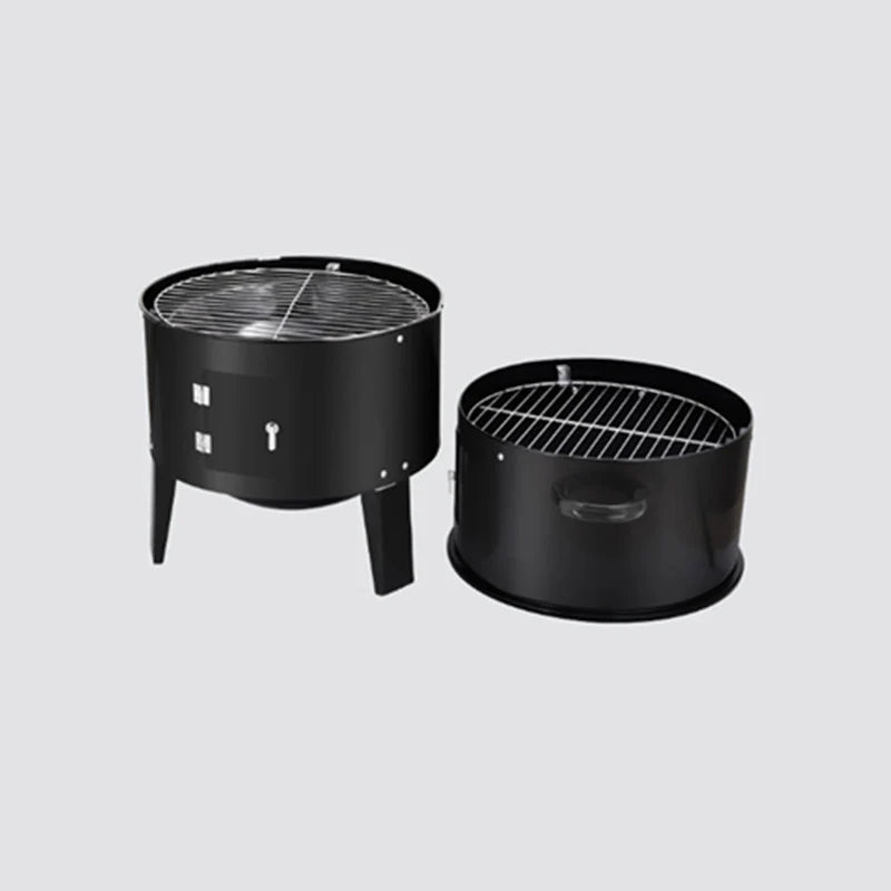 Barbacoa Ahumadora Cilindrica Portatil Parrillera PEZ191 Selecto