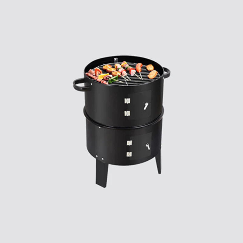 Barbacoa Ahumadora Cilindrica Portatil Parrillera PEZ191 Selecto