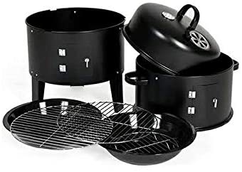 Barbacoa Ahumadora Cilindrica Portatil Parrillera PEZ191 Selecto