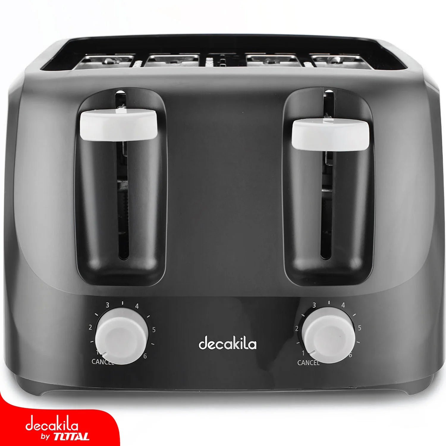 Tostadora de 4 Rebanadas Eléctrica 1400W Decakila KUTS003W