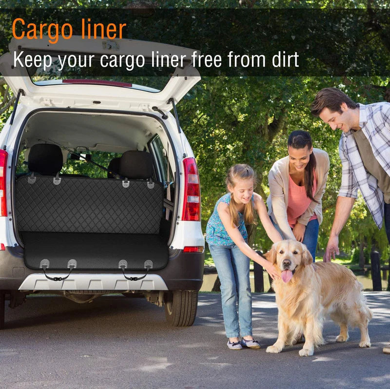 Cobertor De Auto Para Mascotas. Color Negro. Tamaño 137X45.7X56cm MAS167 Selecto