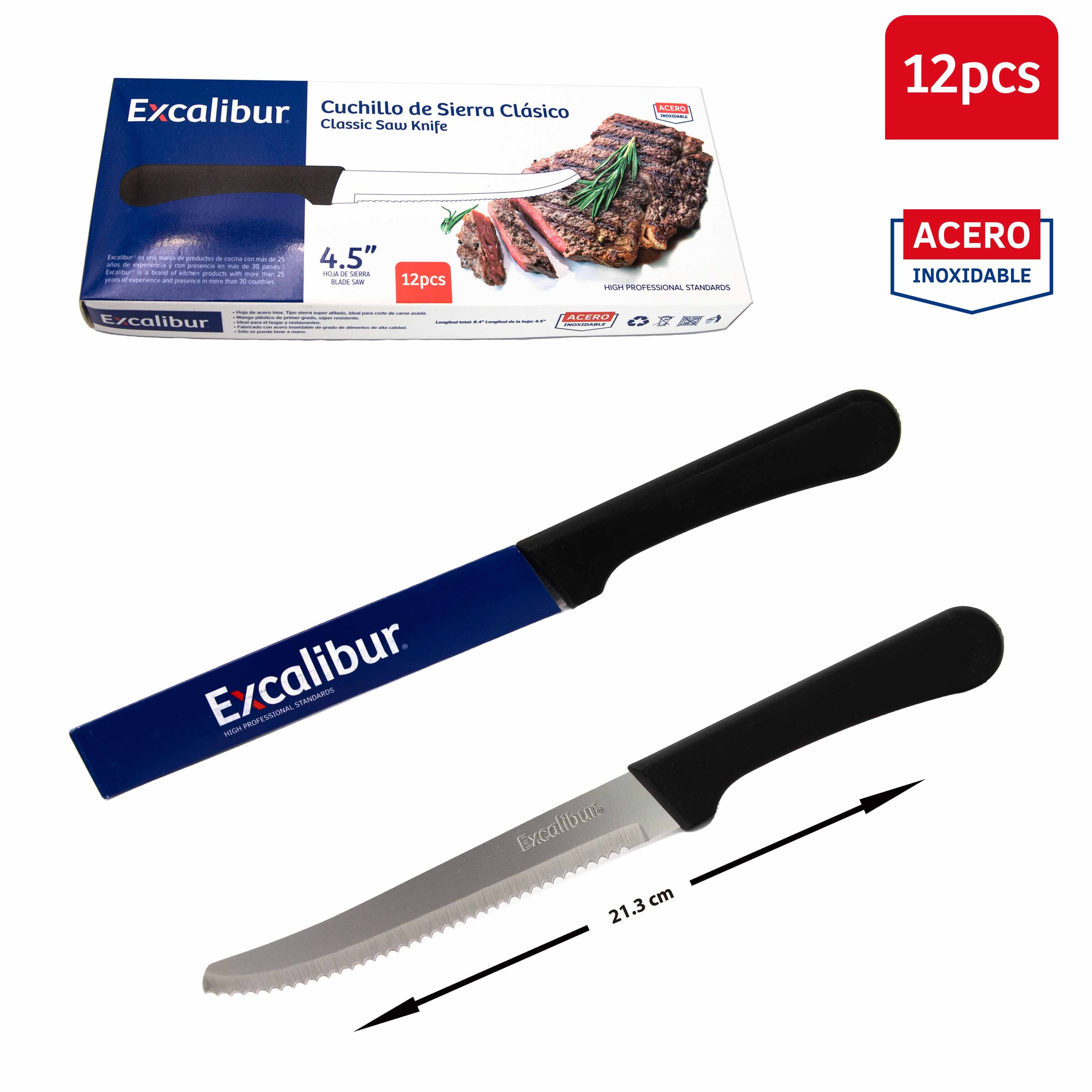Cuchillo de Mesa Tipo Sierra 4.5" Excalibur 8A020-SK15 EXCALIBUR