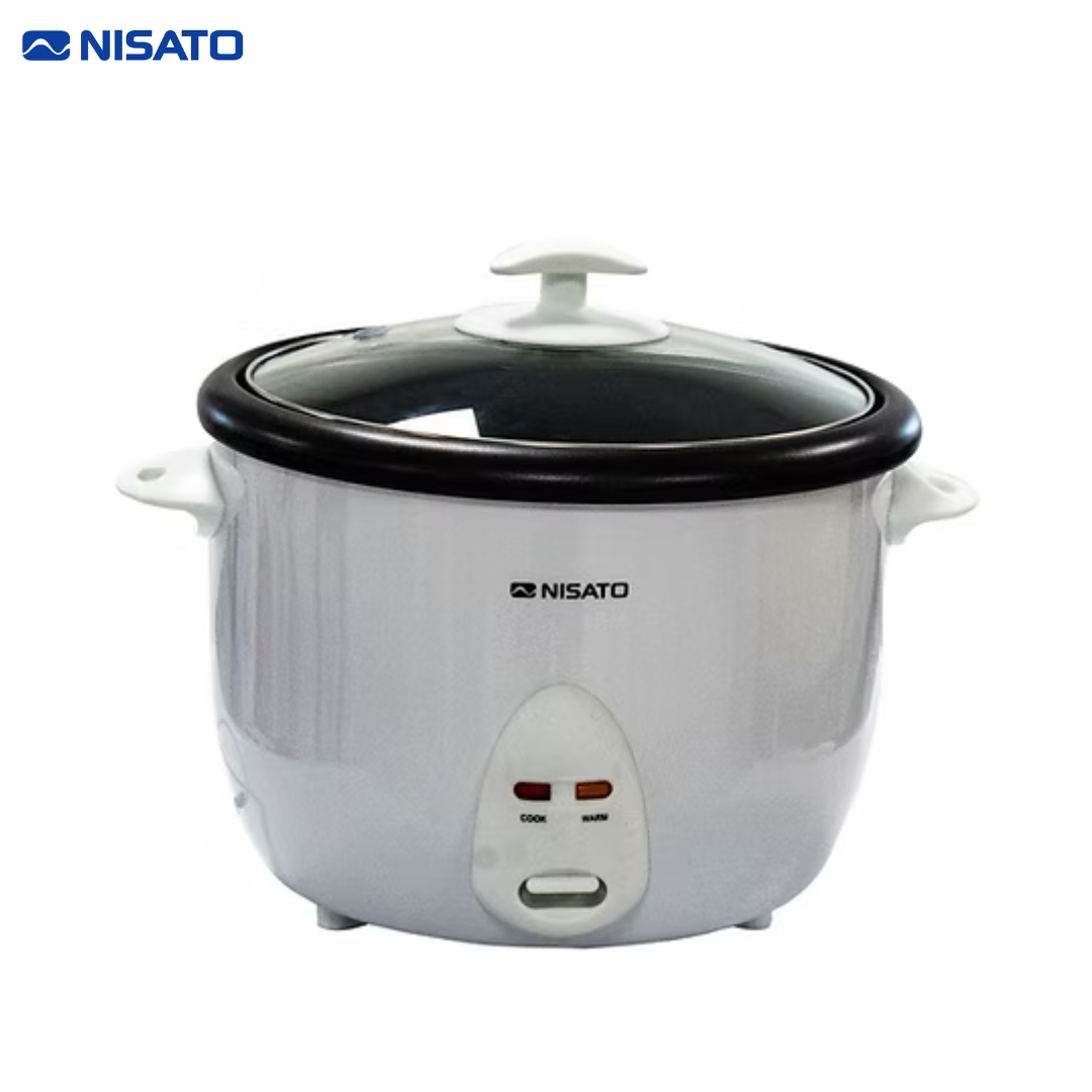 Arrocera Eléctrica de 10 Tazas Blanco Nisato NRC-10TZSNG