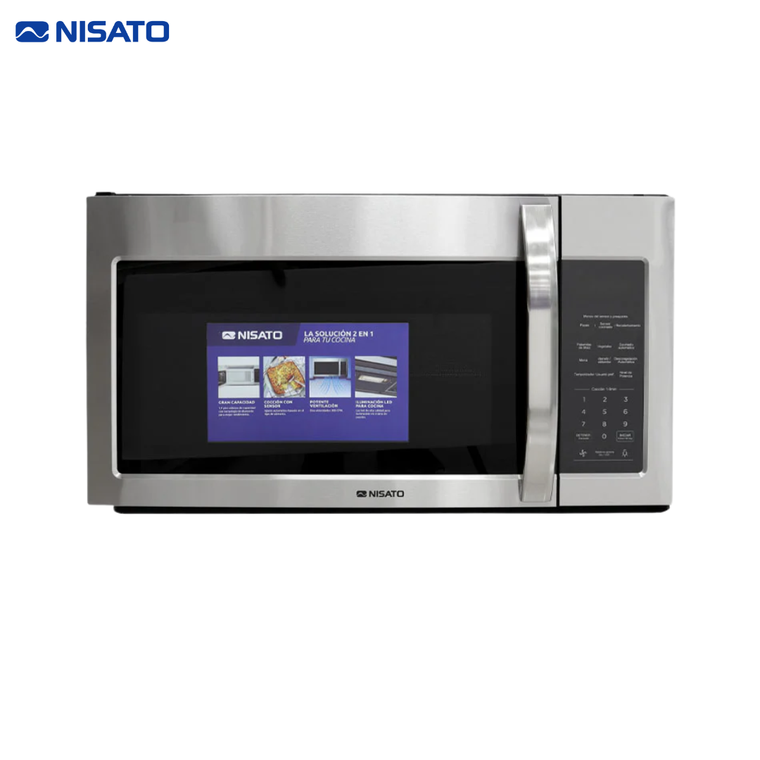 Microonda 2en1 con Extractor de Grasa Empotrable 2.0p3 Nisato NMWE-45LSSDM