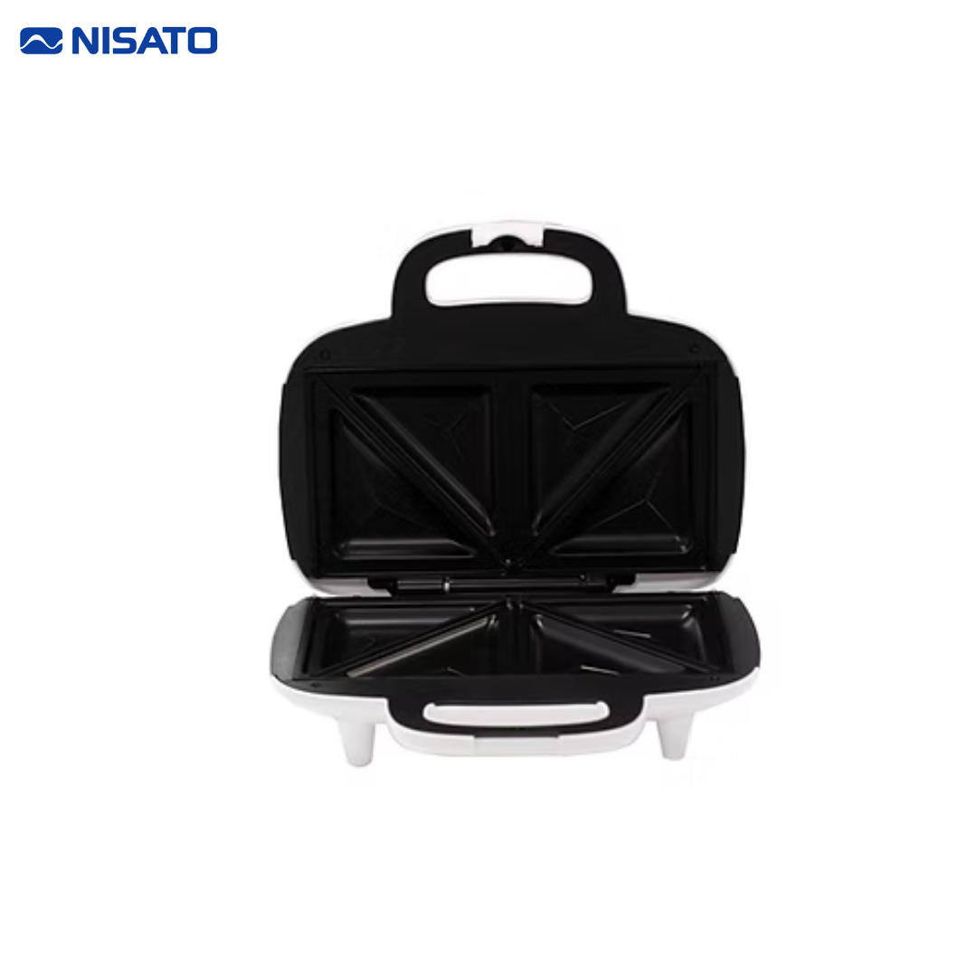 Sandwichera Eléctrica Blanco 700W Nisato NGS-2700DL